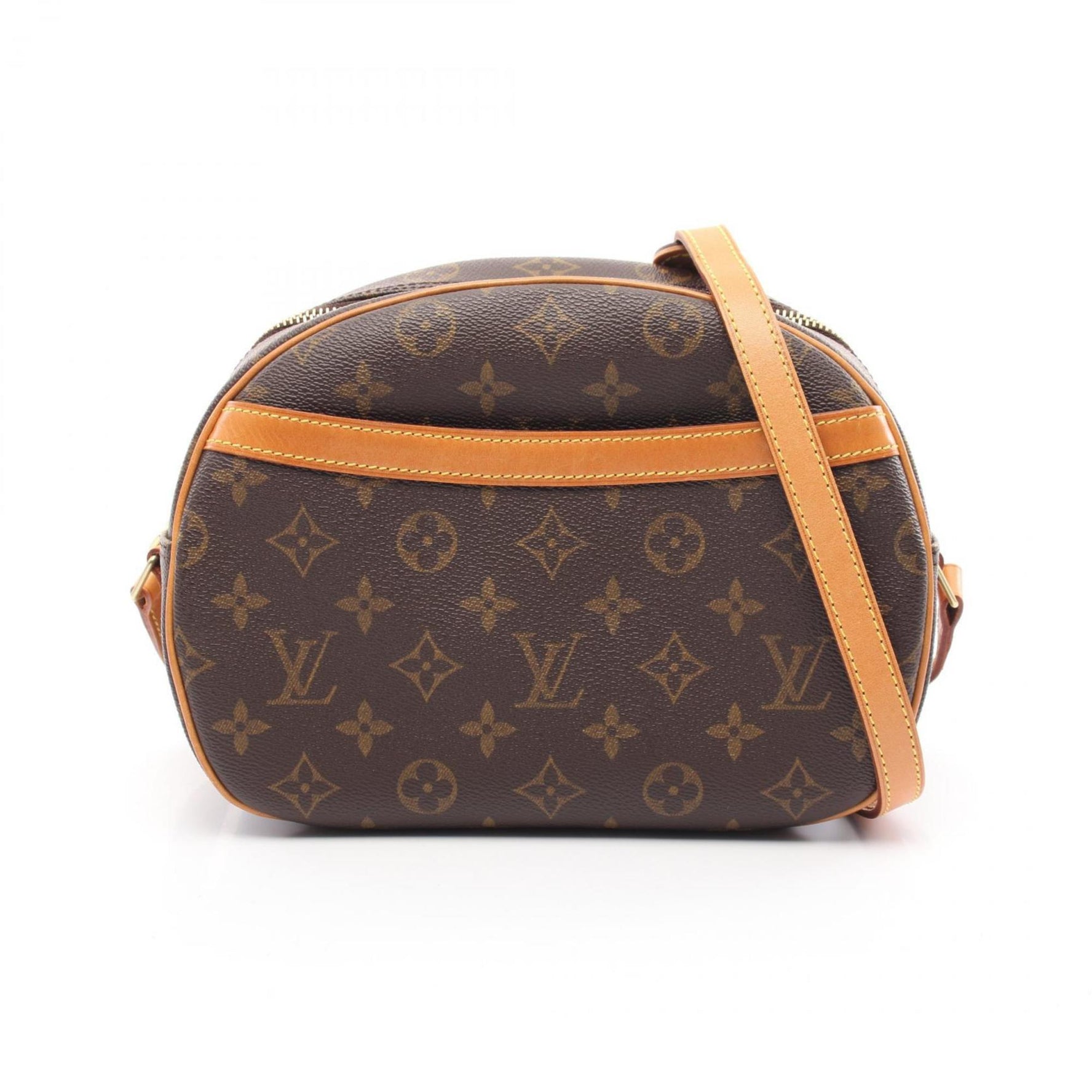 Louis Vuitton Blois Shoulder Bag Coated Canvas Leather Monogram