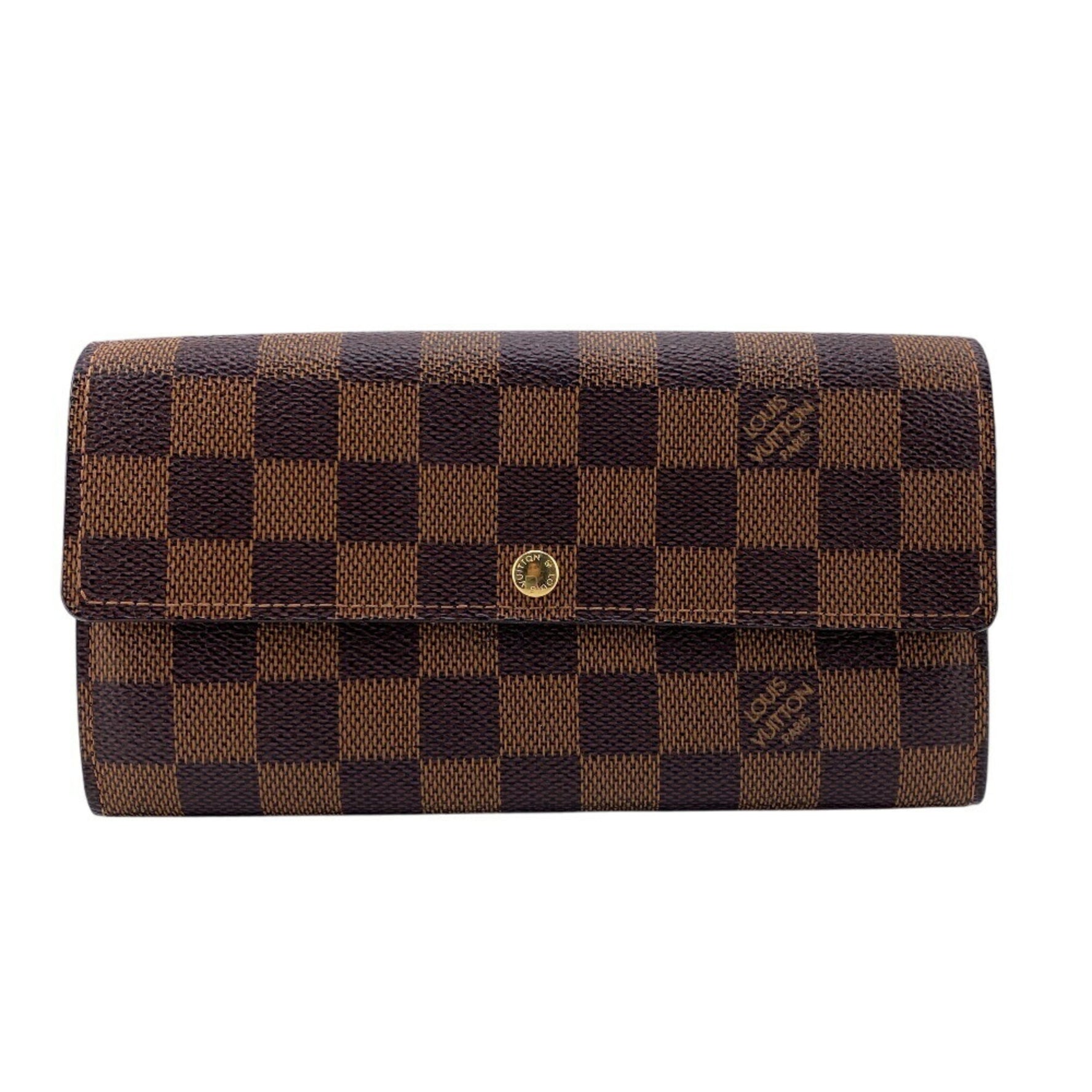 Louis Vuitton Wallet Sarah Damier Coin Purse Brown