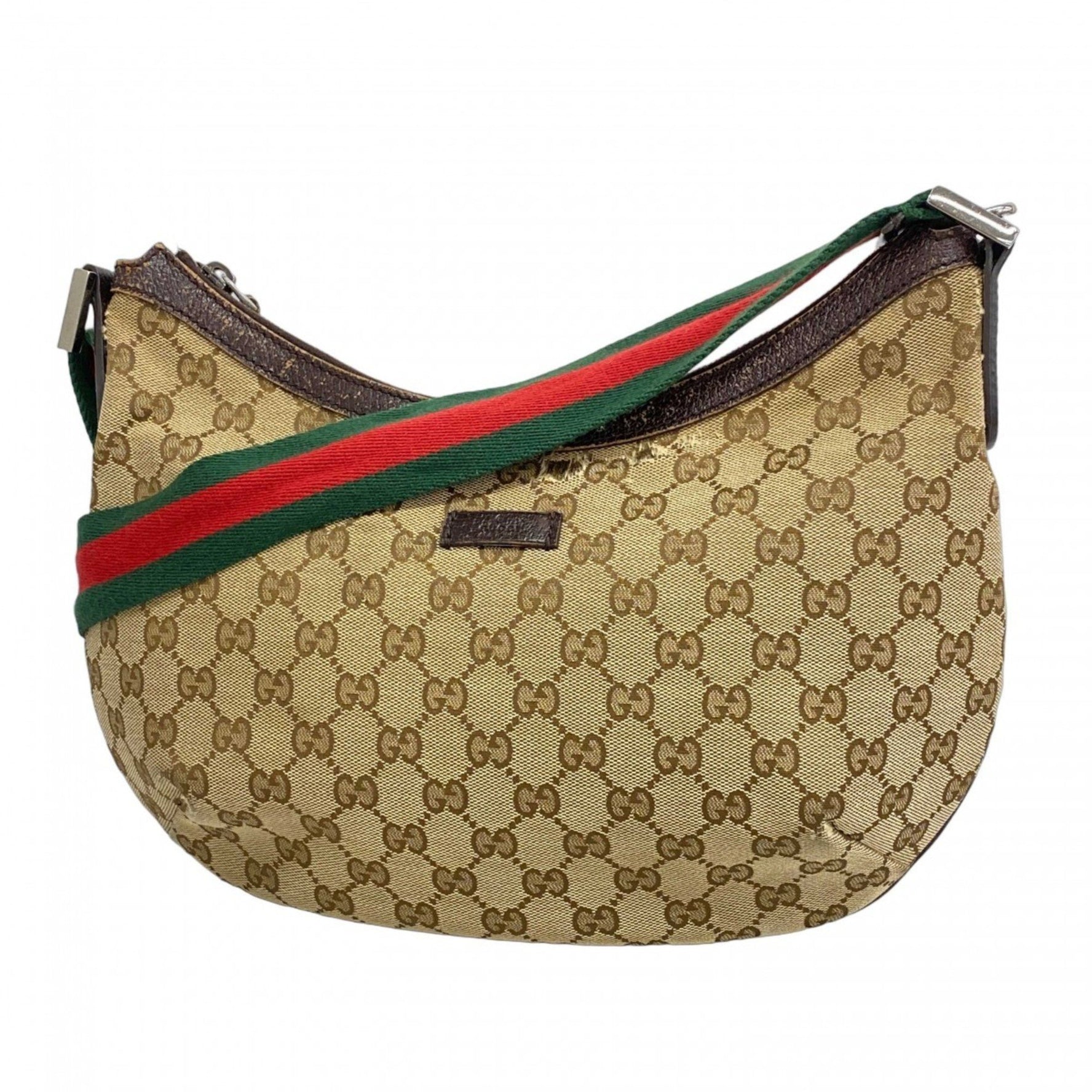 Gucci GG Canvas Sherry Line Shoulder Bag