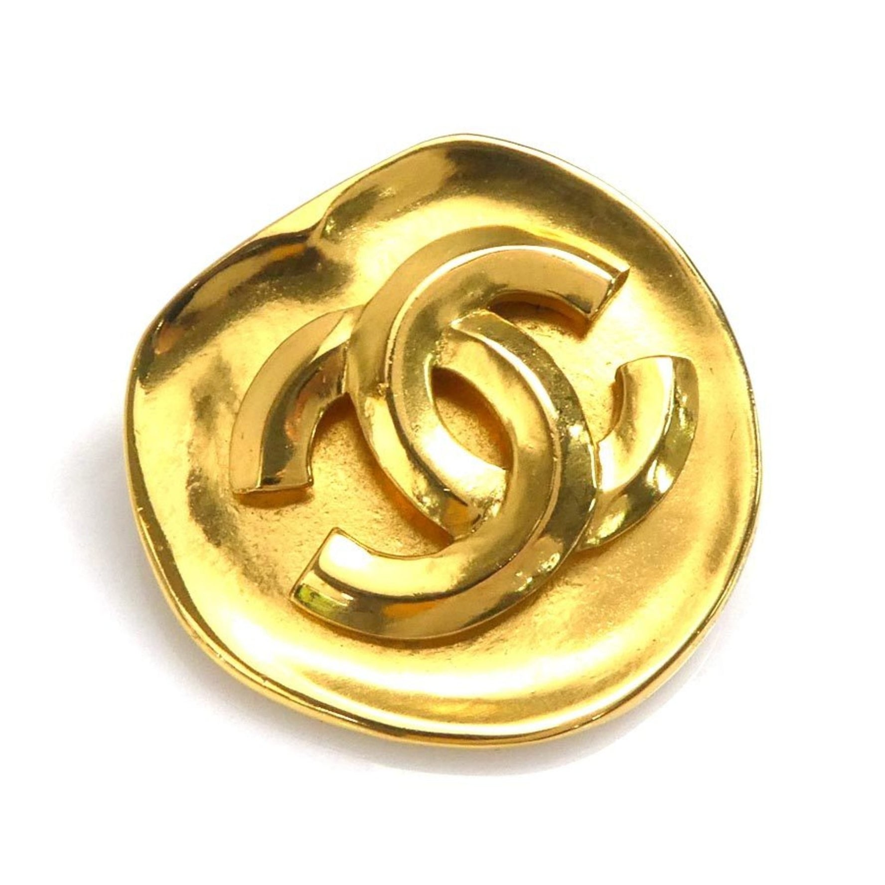 CHANEL Brooch Coco Mark Metal