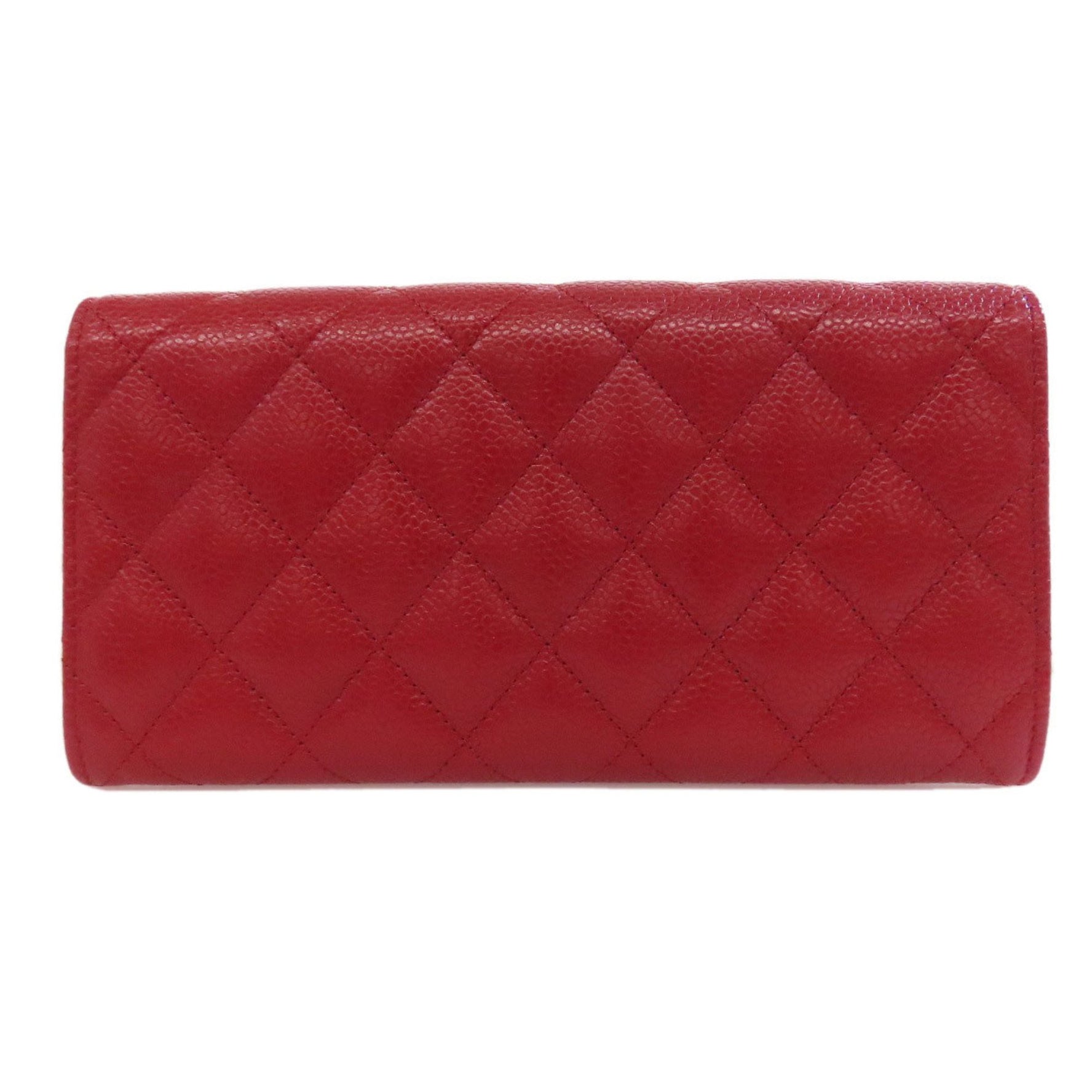 CHANEL Coco Mark Matelasse Long Wallet in Grained Calfskin