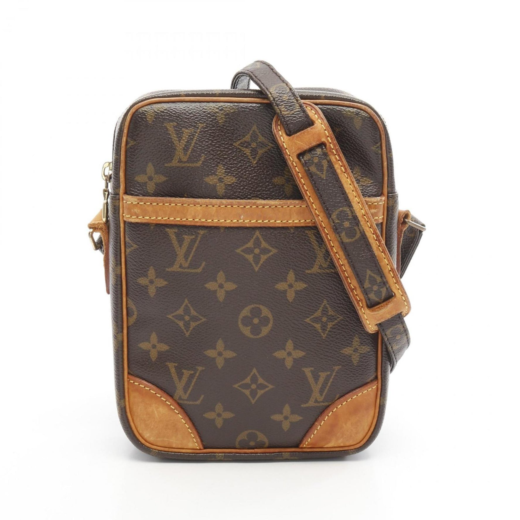 Louis Vuitton Danube Shoulder Bag, PVC-Coated Canvas and Leather, Monogram