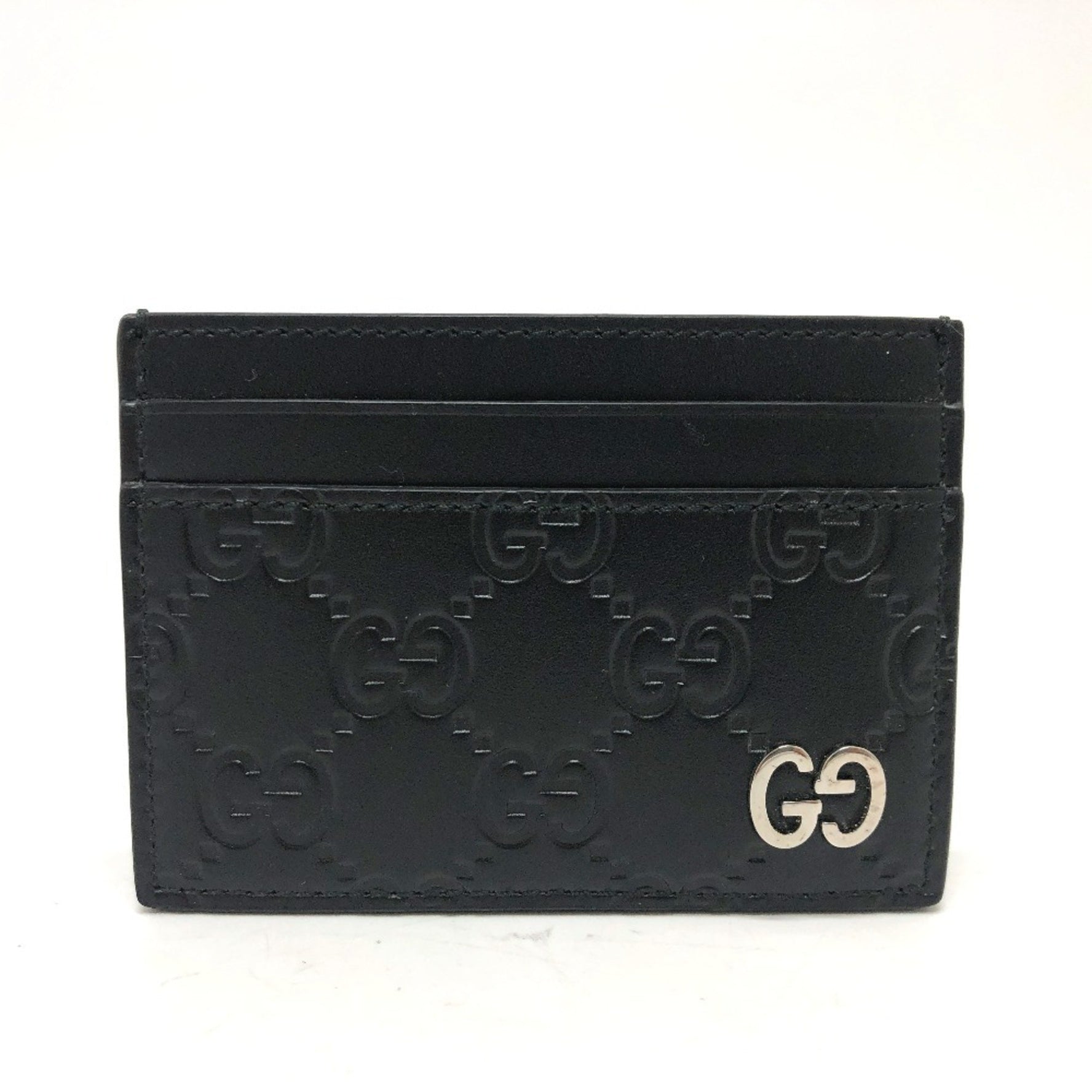 GUCCI Shima Leather Card Case