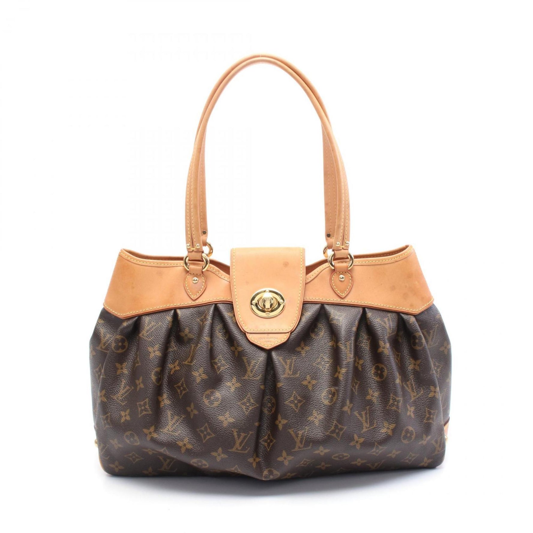 Louis Vuitton Boeti MM Shoulder Bag Coated Canvas Leather Monogram