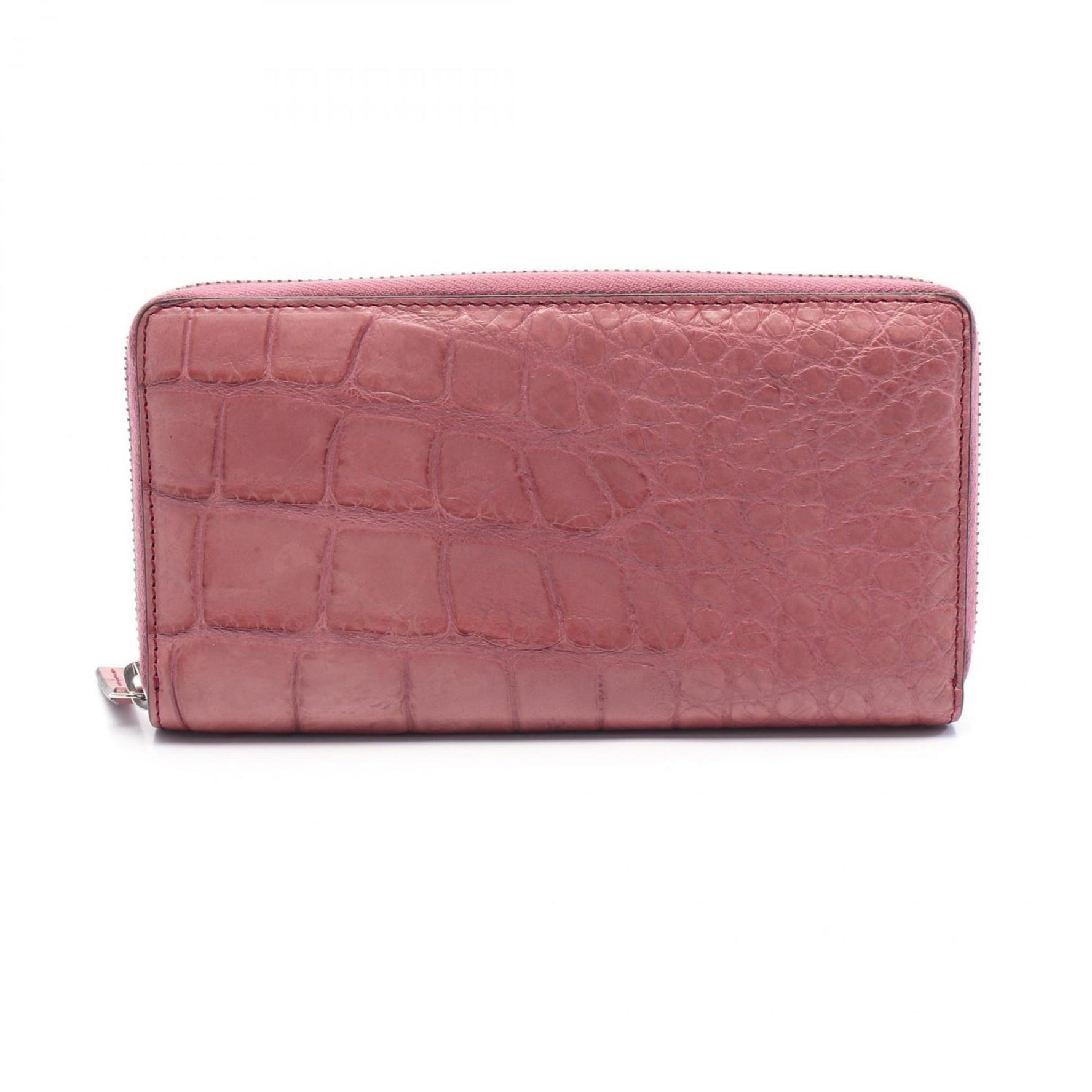 GUCCI Round Long Wallet Exotic Leather