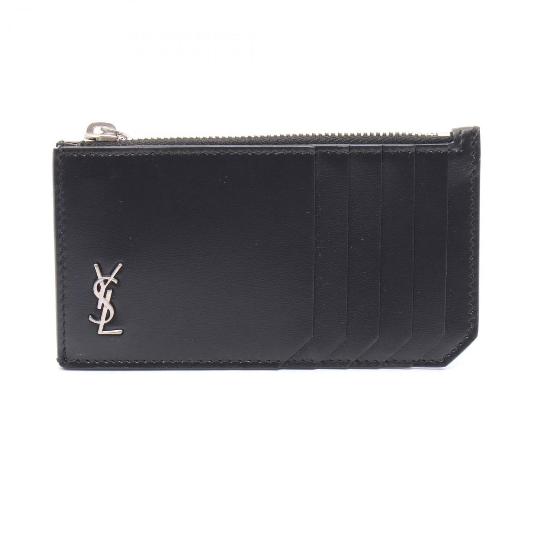 Saint Laurent TINY MONOGRAM Wallet/Coin Case Wallet Leather Men's