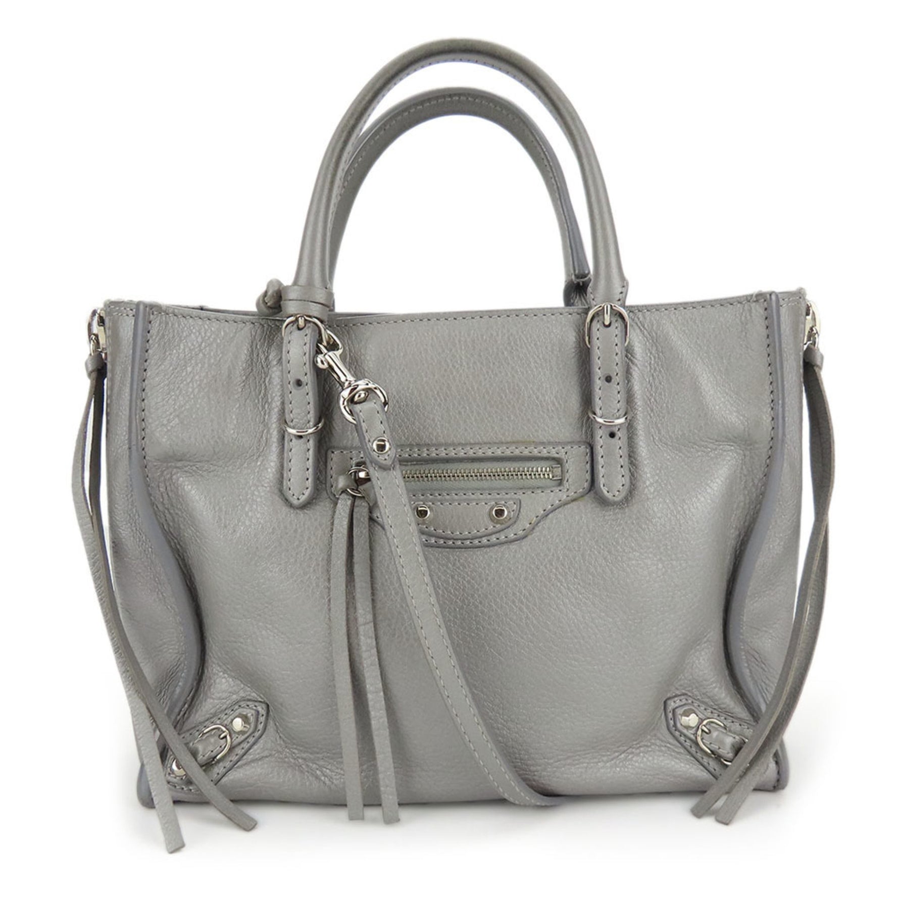 Balenciaga Paper Handbag Leather Shoulder