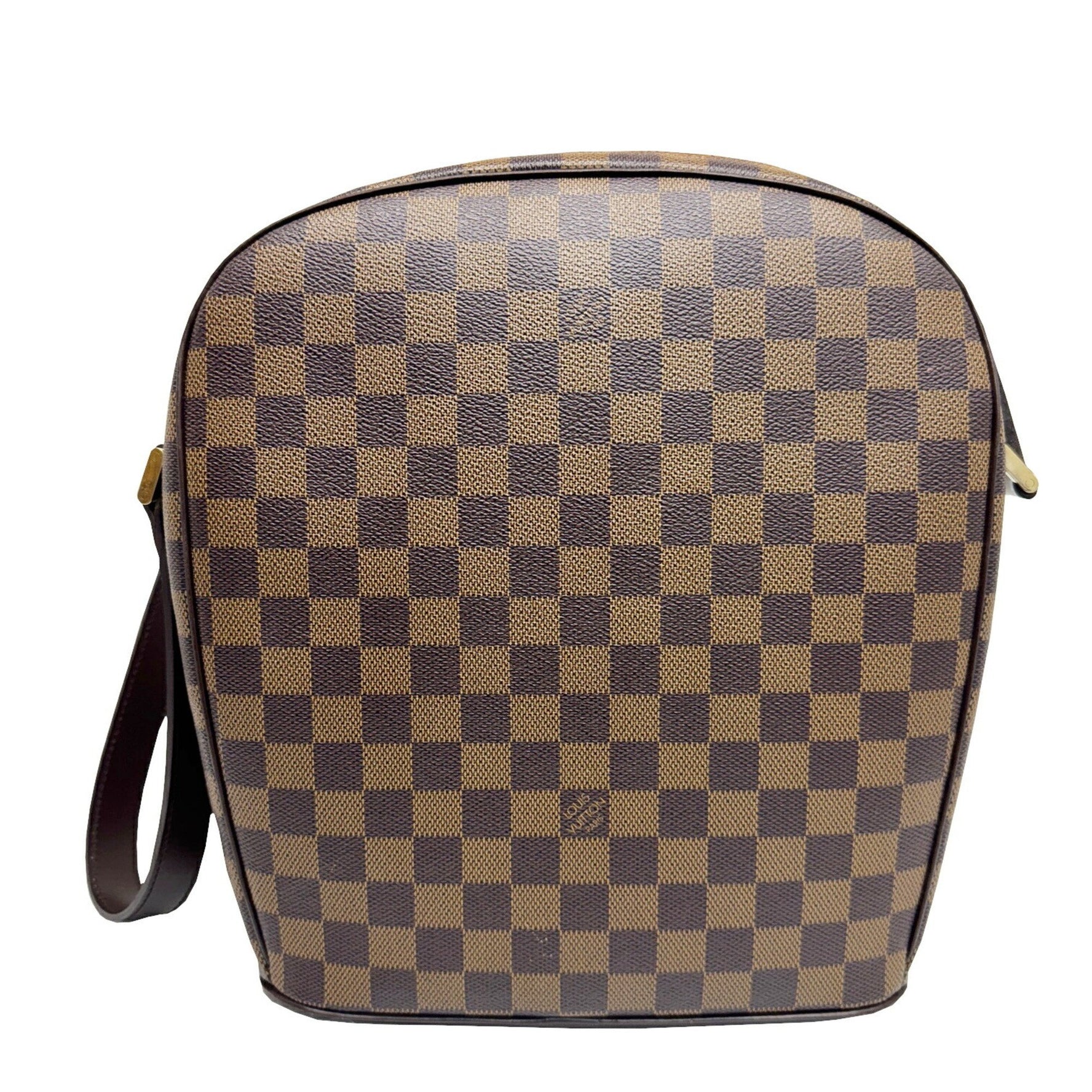 Louis Vuitton Ipanema GM Damier Ebene Shoulder Bag Leather