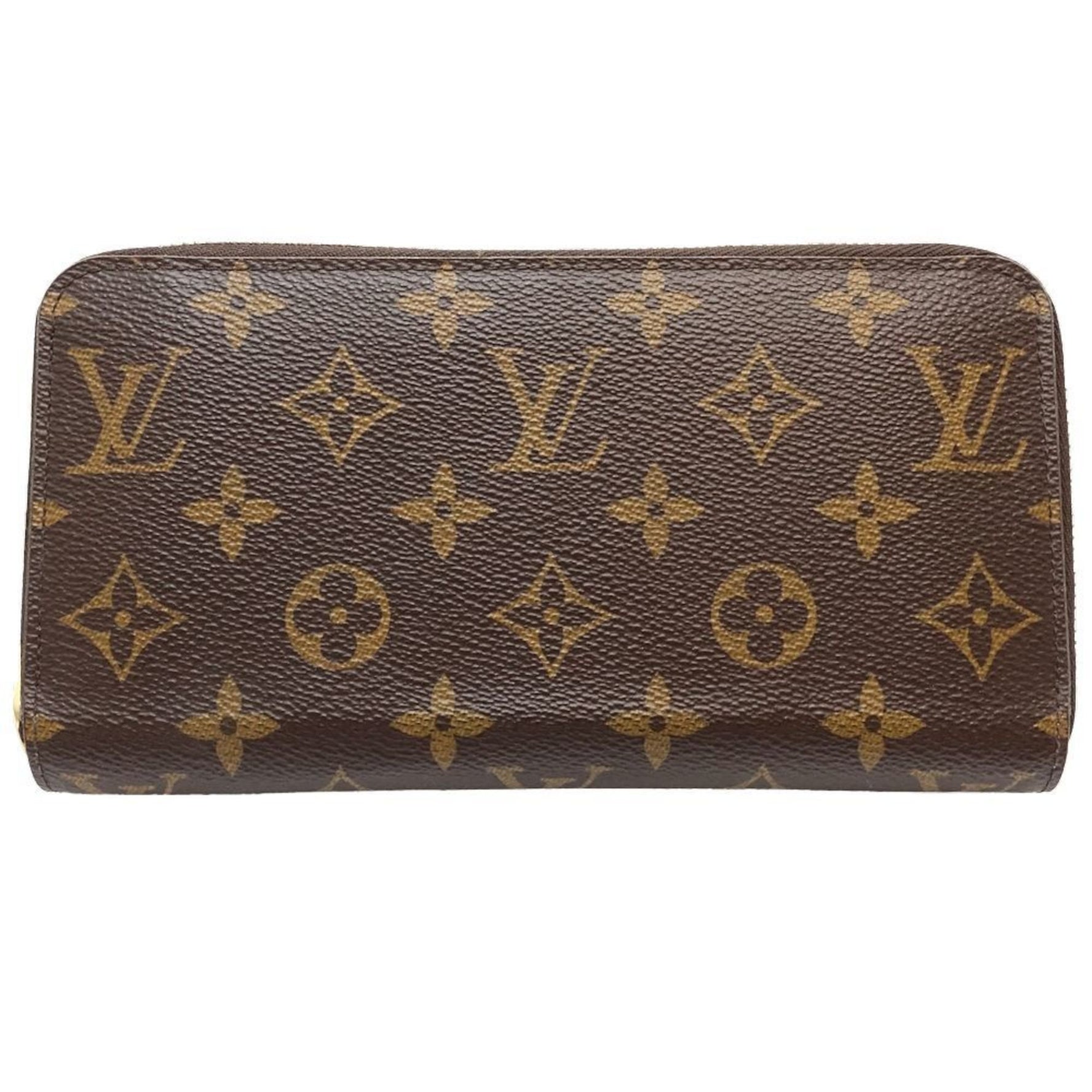 Louis Vuitton Monogram Long Wallet Zippy Brown