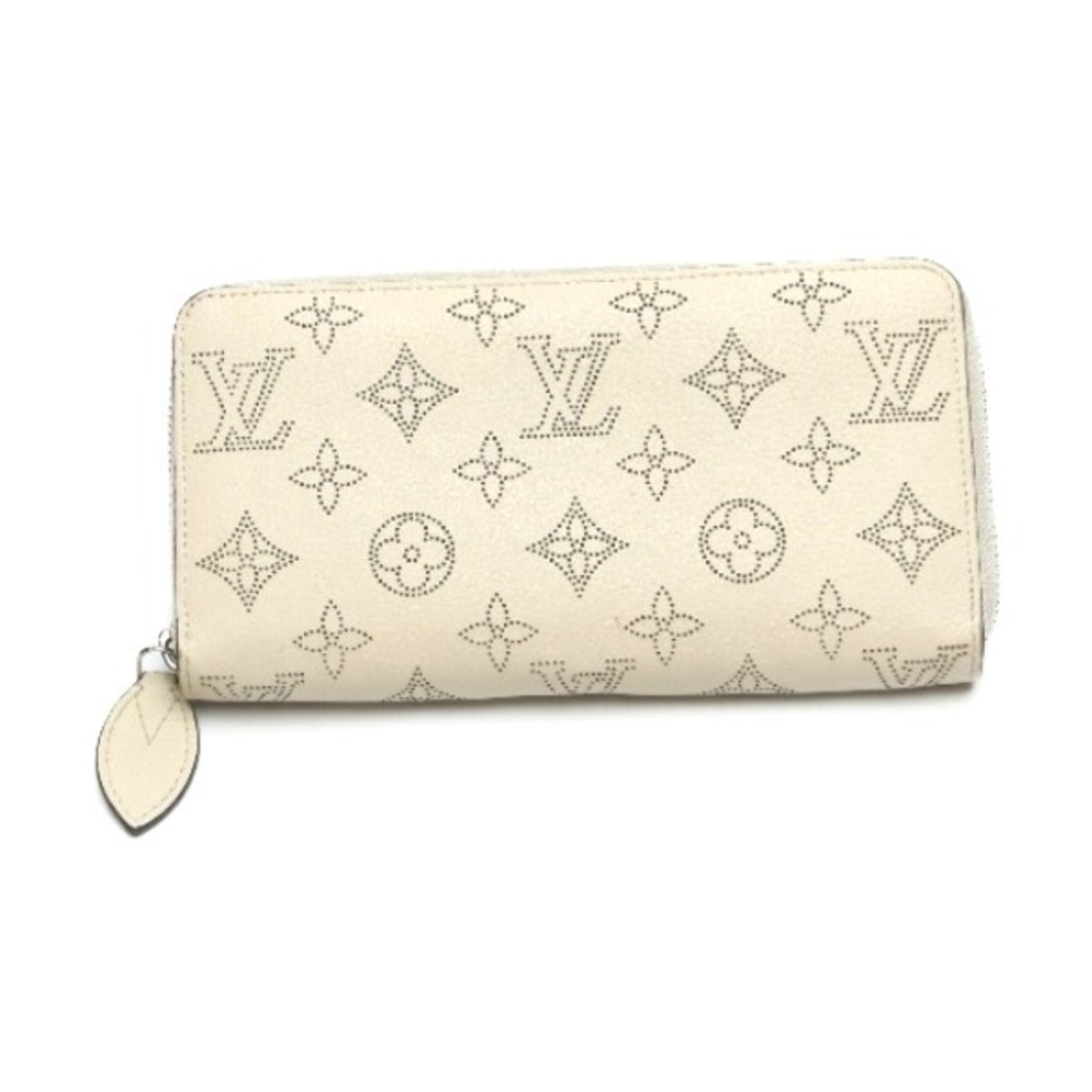 Louis Vuitton Round Zipper Monogram Mahina Zippy Wallet Long LV