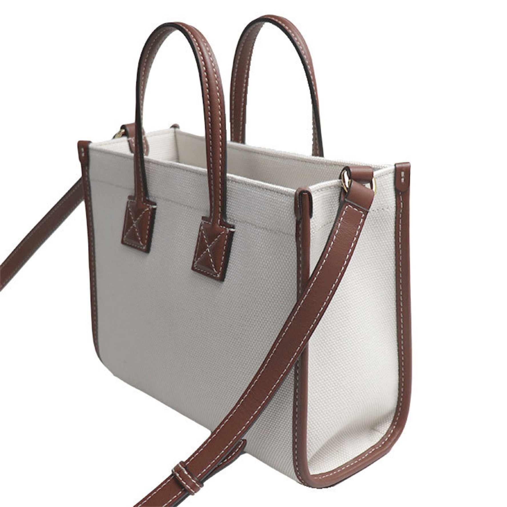BURBERRY Freya Tote Shoulder Bag Natural/Tan