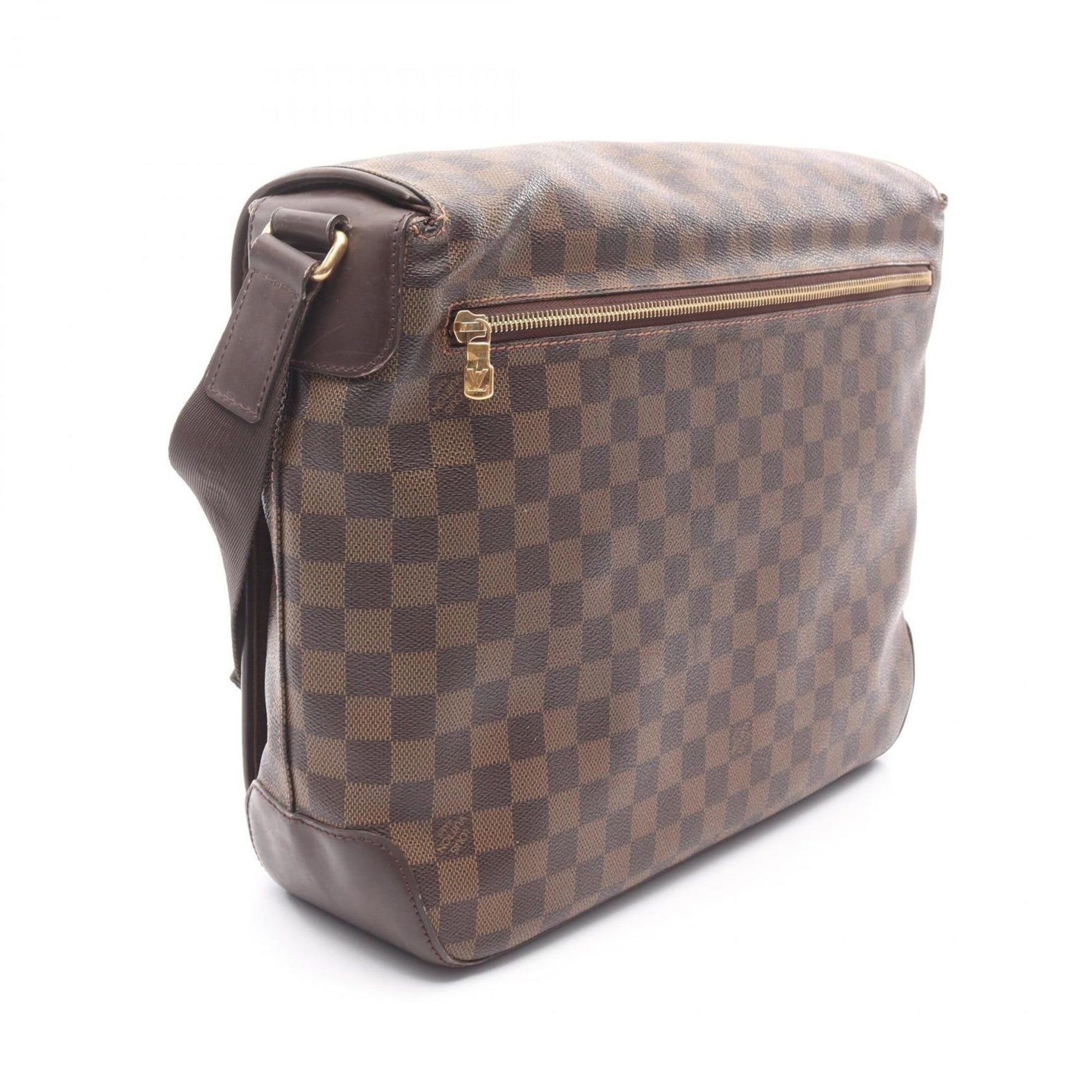 Louis Vuitton Spencer Shoulder Bag, Coated Canvas, Leather, Damier