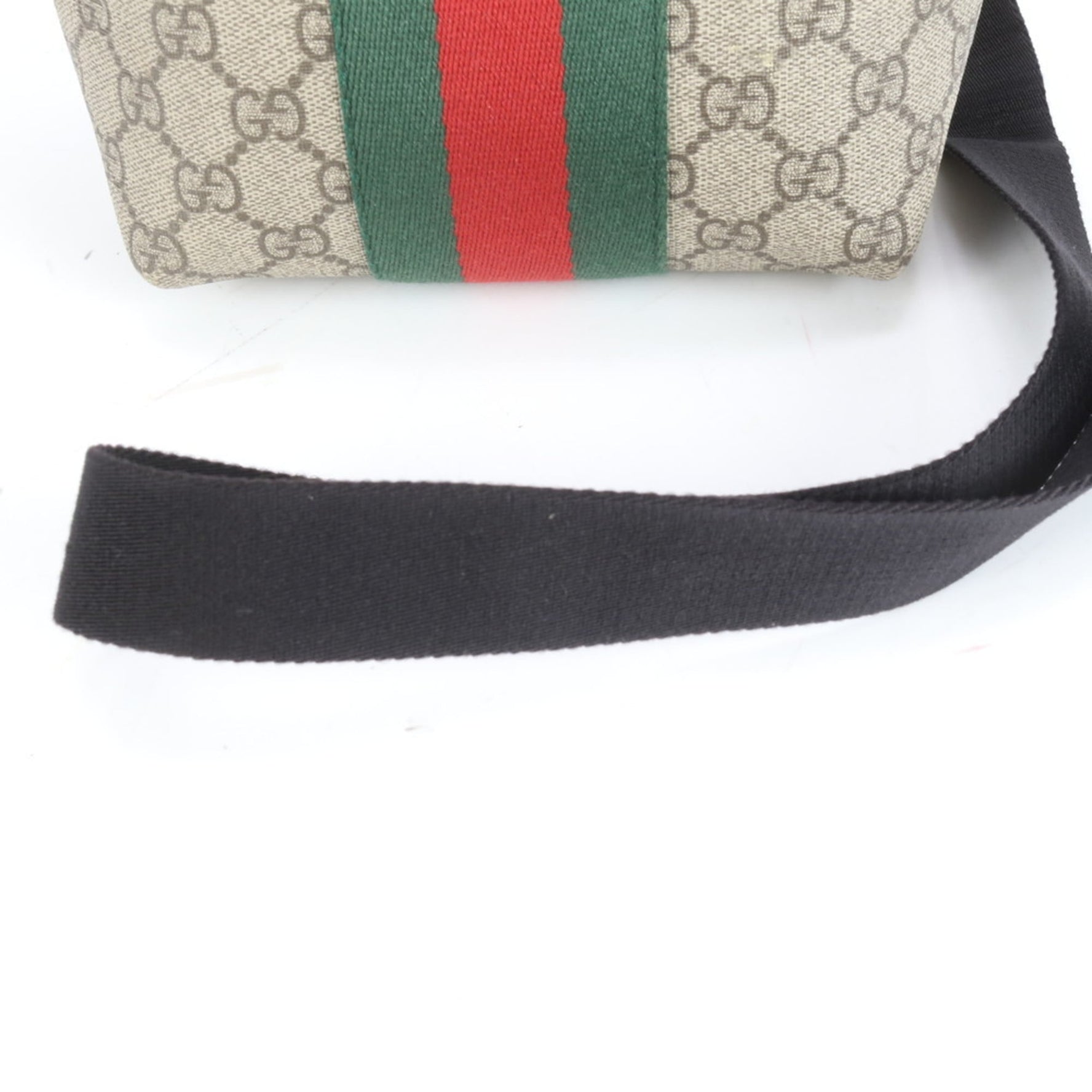 Gucci GG Supreme Sherry Line Leather Shoulder Bag/Messenger Bag