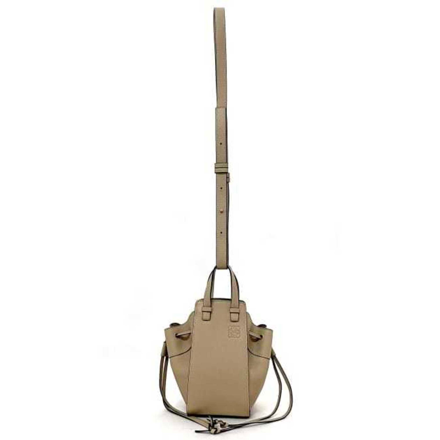 LOEWE Shoulder Bag Hammock Calf Leather Handbag Anagram Ladies
