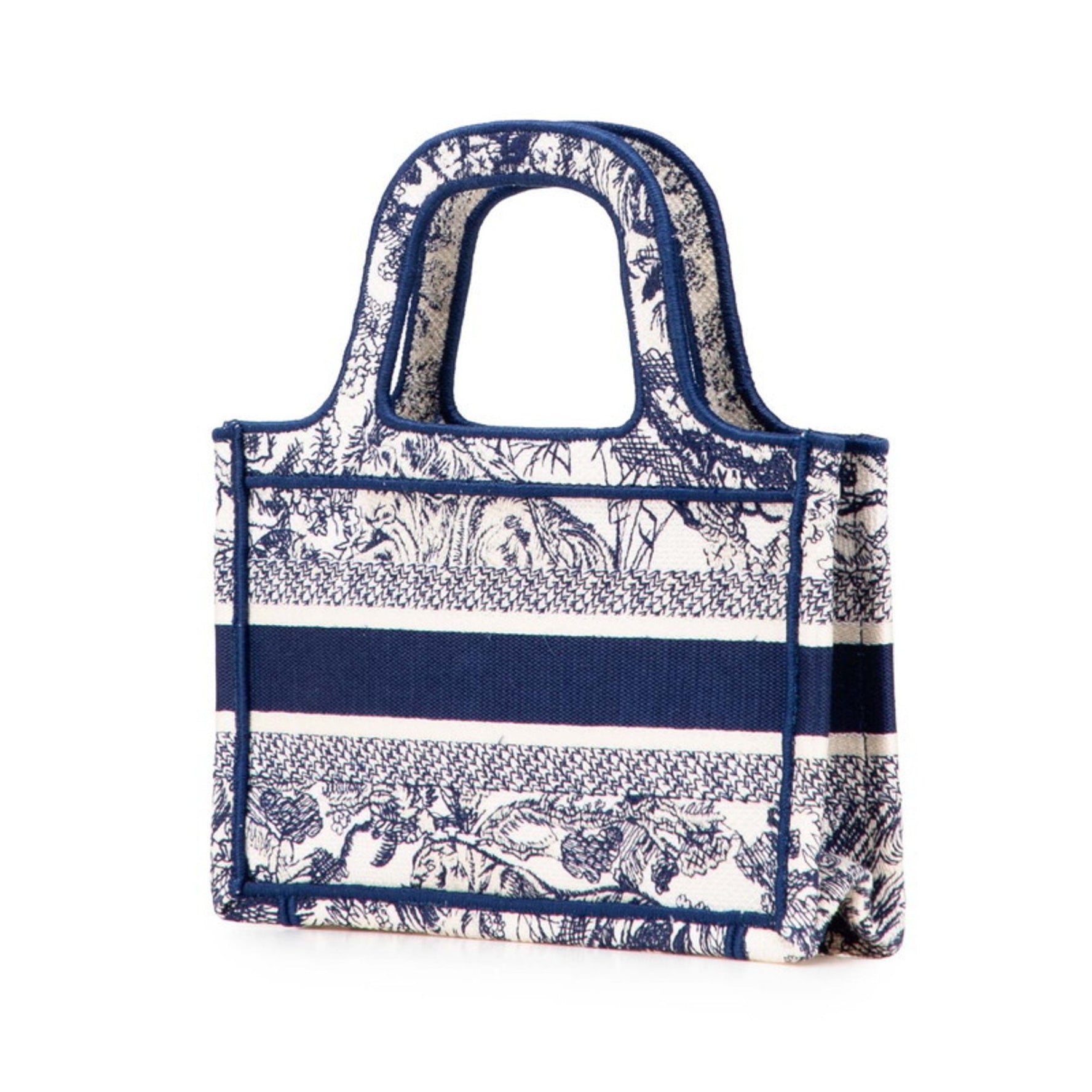 Christian Dior Dior Book Tote Mini Toile de Jouy Bag Canvas