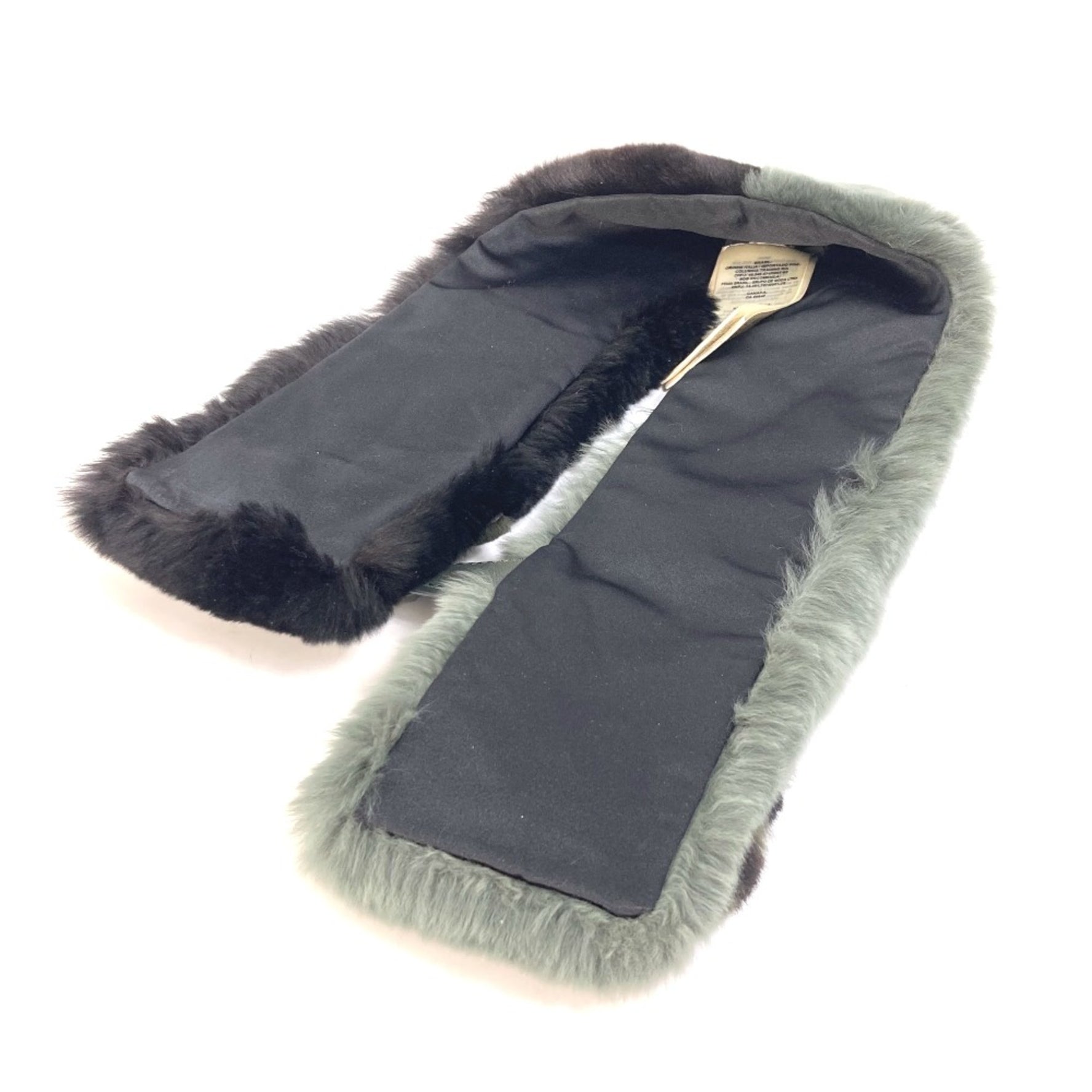Fendi fur Floral Scarf Black