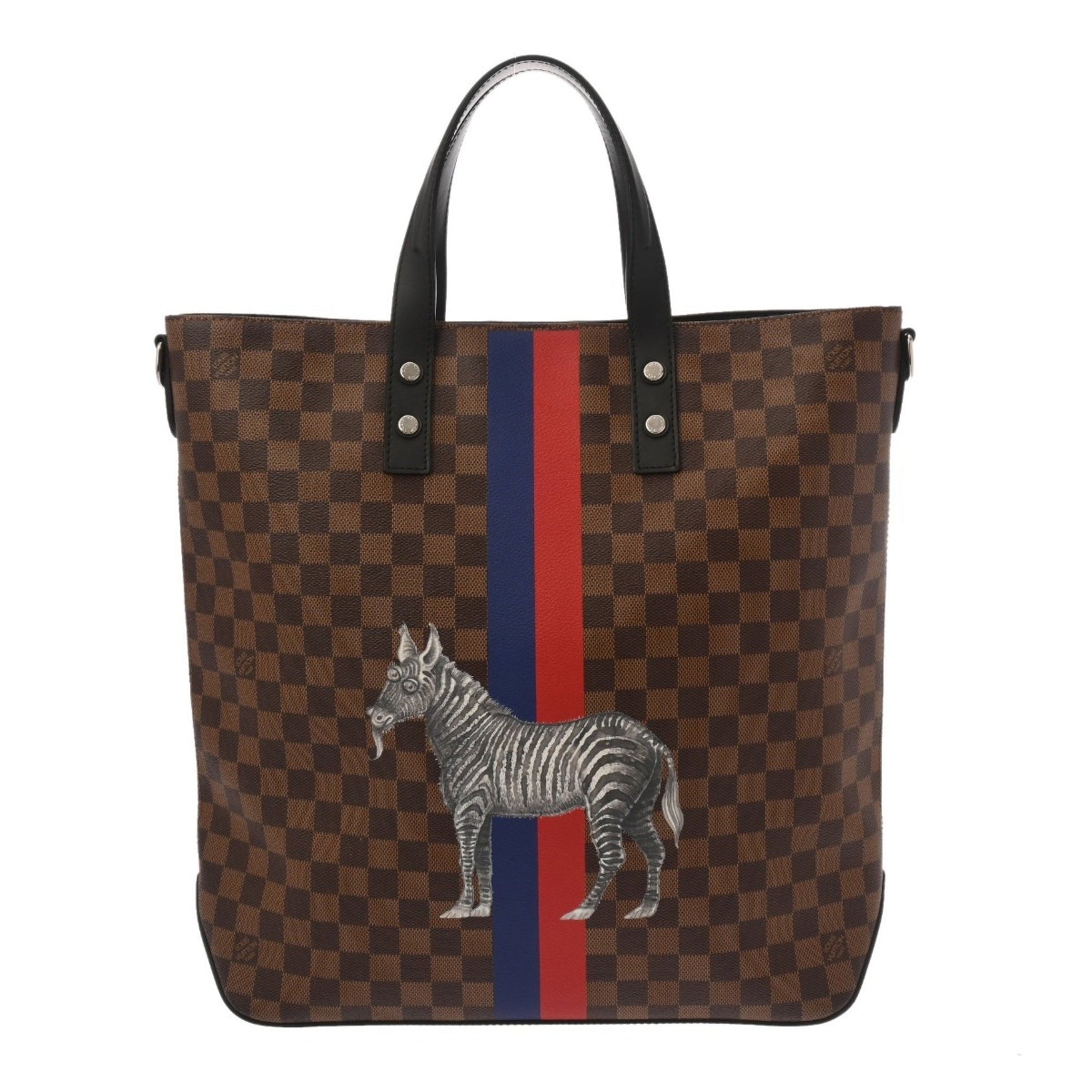 LOUIS VUITTON Damier Savannah Chapman Brothers Atlas Tote, Canvas Tote Bag