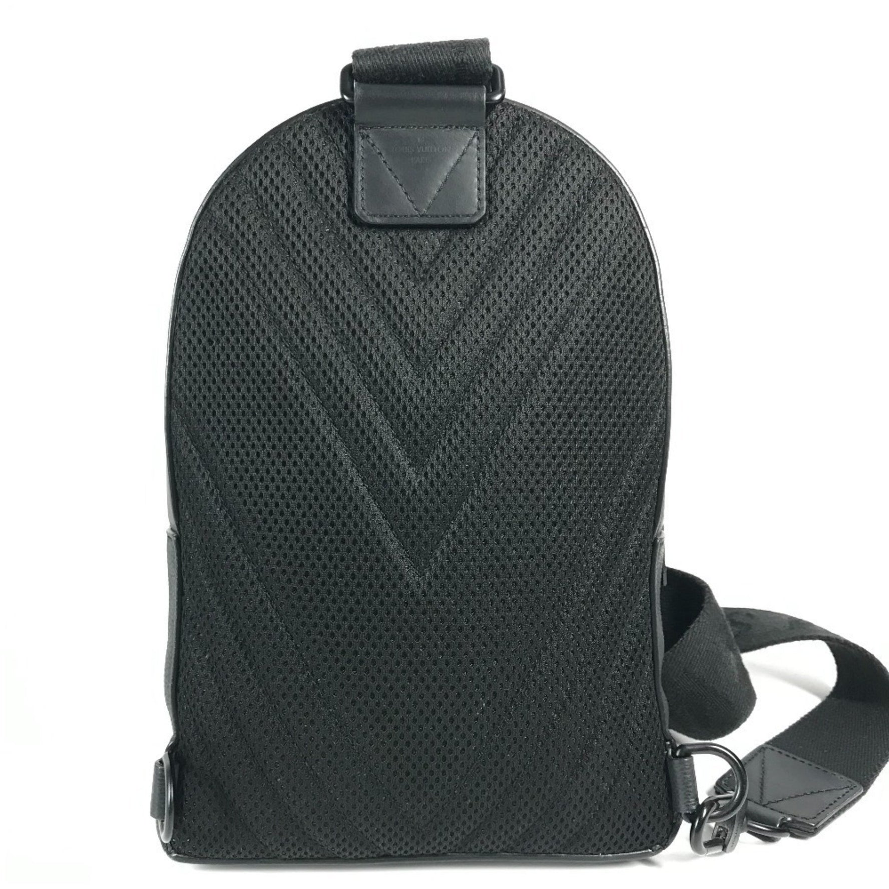 LOUIS VUITTON LV Aerogram Pilot Sling Bag, Crossbody/Shoulder Leather, Noir/Black