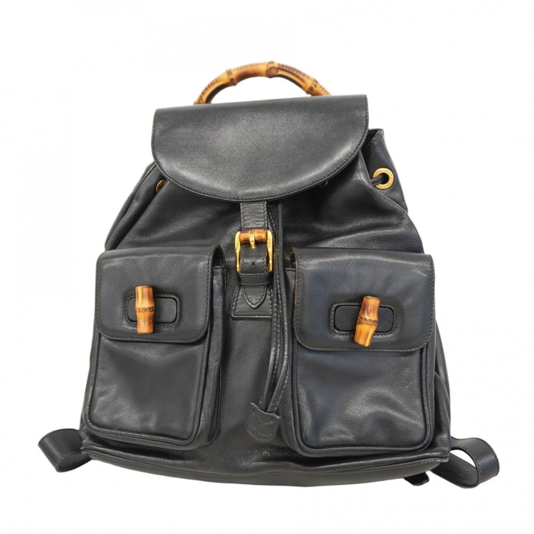 Gucci Bamboo Backpack 003 2058 Leather