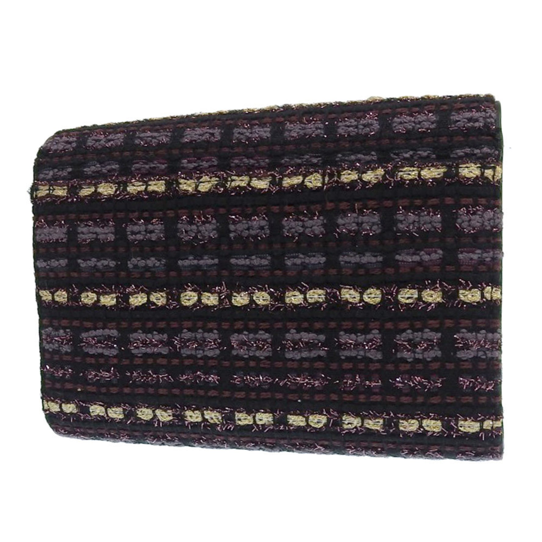 Tory Burch Chain Wallet Bag Shoulder Tweed Multicolor