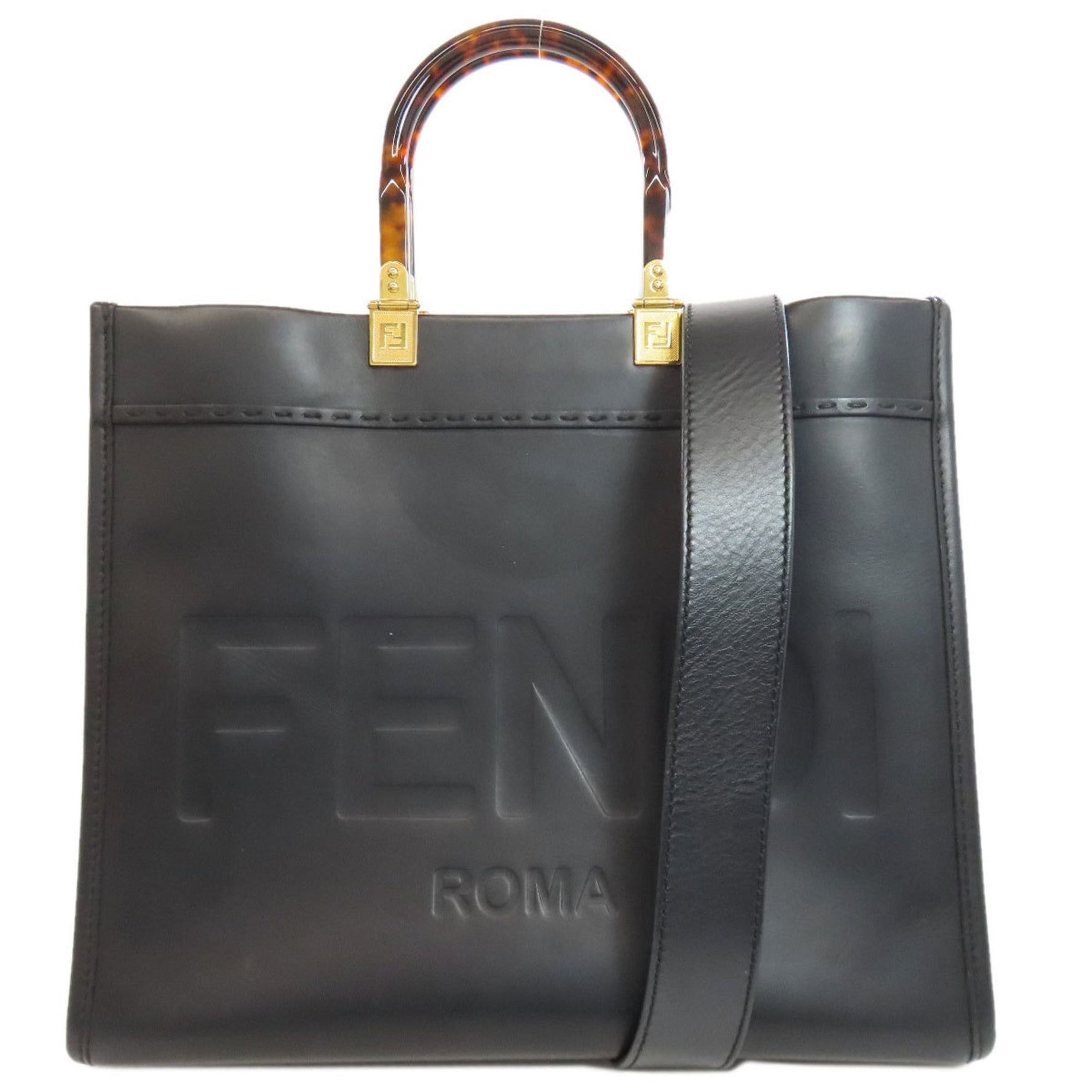 FENDI Sunshine Medium Handbag in Calf Leather