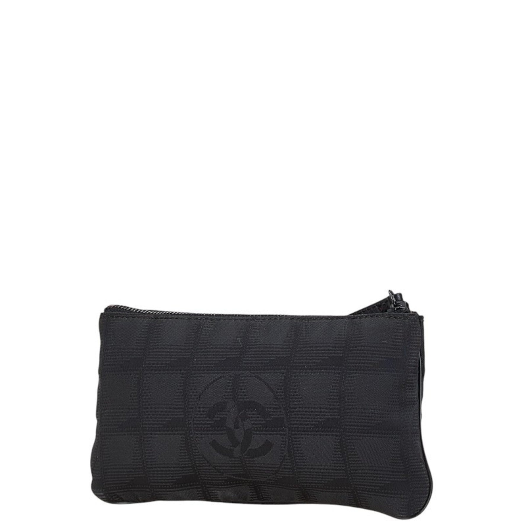 Chanel New Travel Line Pouch, Small Item Case, Nylon