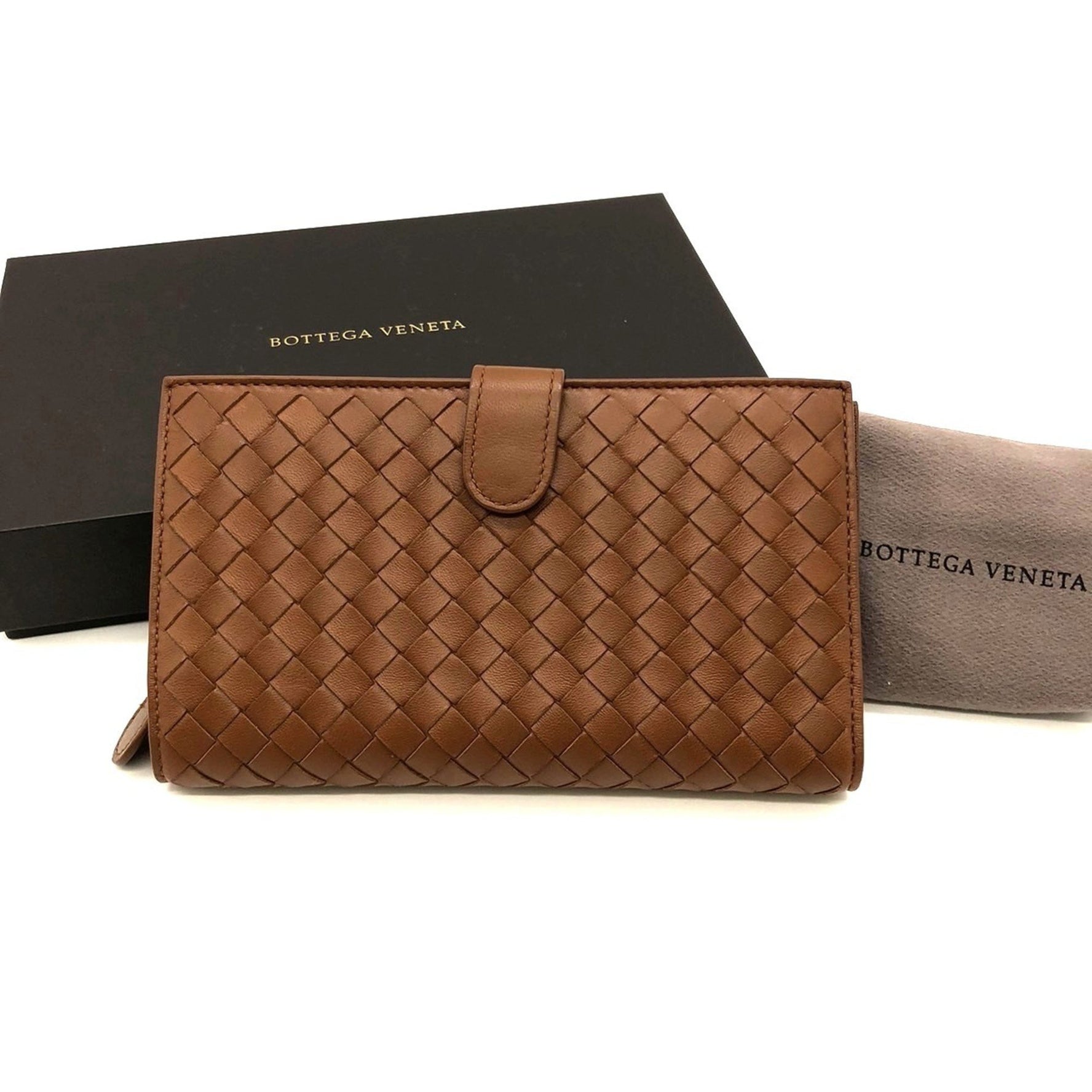 BOTTEGAVENETA Bottega Veneta Intrecciato Bi-fold Wallet Leather Men's