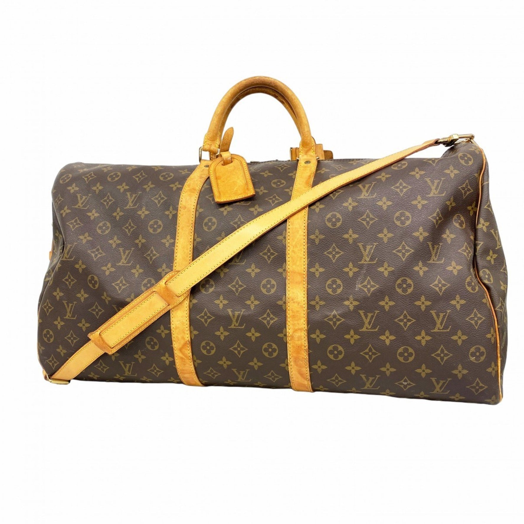 Louis Vuitton Monogram Keepall Bandouliere 60 Boston Bag Men's/Women's
