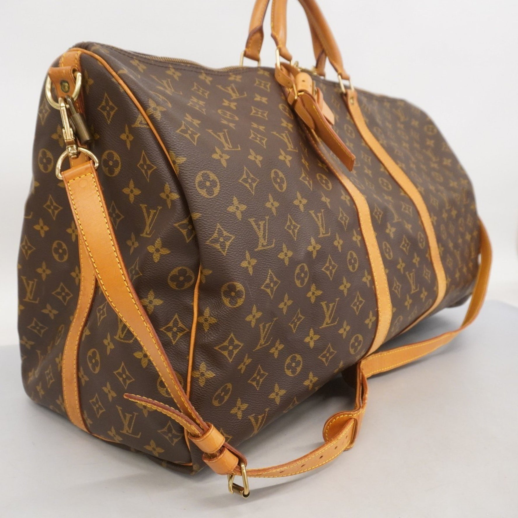 Louis Vuitton Monogram Keepall Bandouliere 60 Boston Bag Men's and
