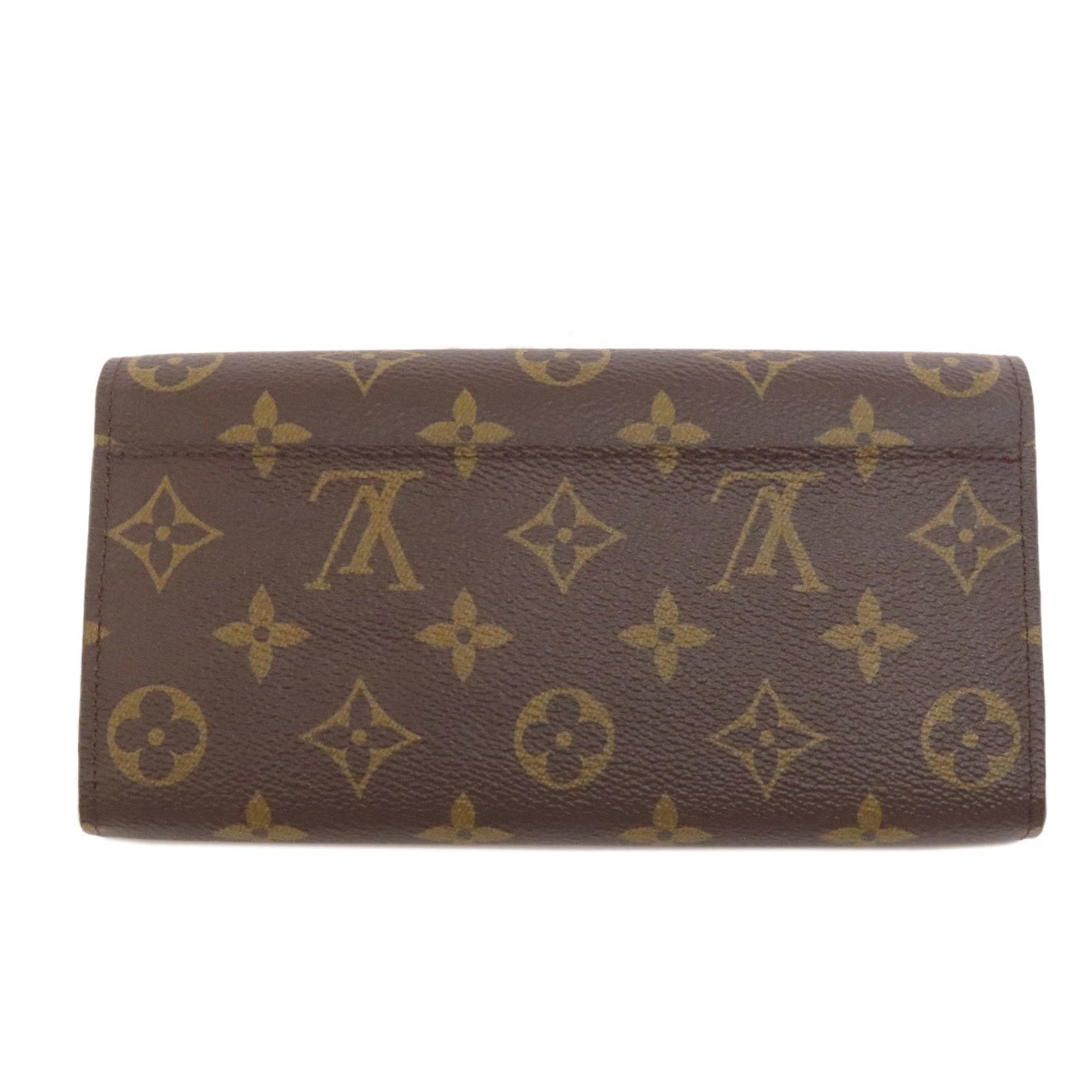 Louis Vuitton Portefeuille Sarah Long Wallet Monogram Canvas