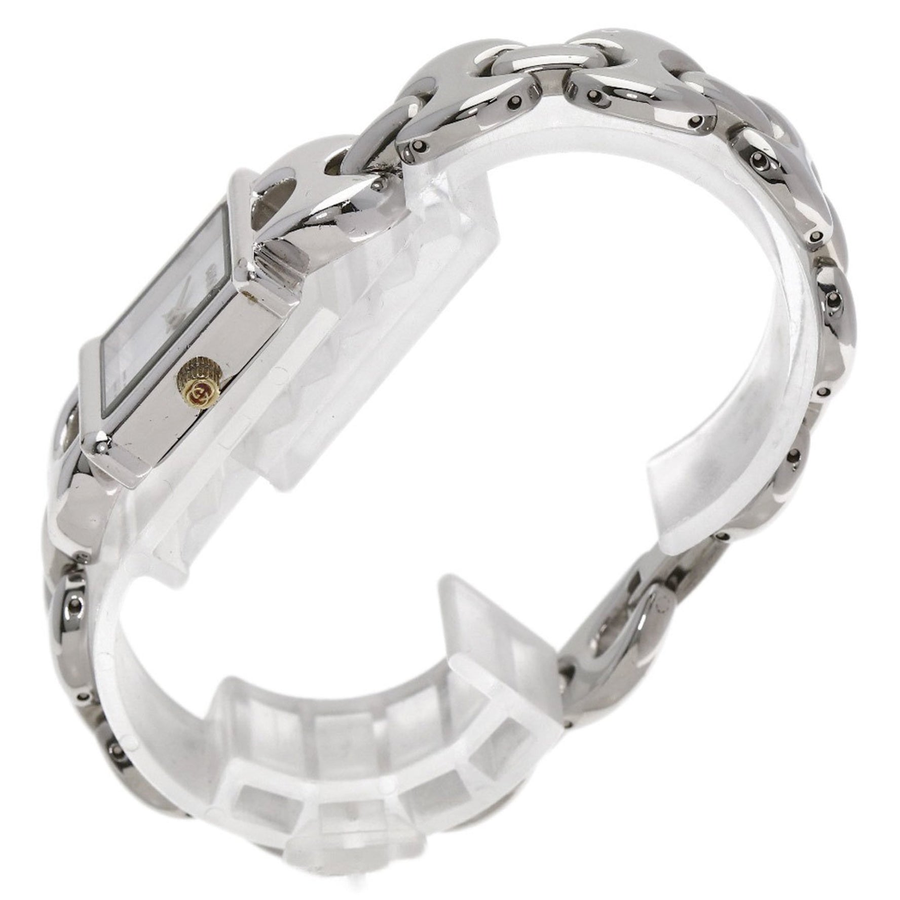 Gucci Square Face Watch Stainless Steel/SS