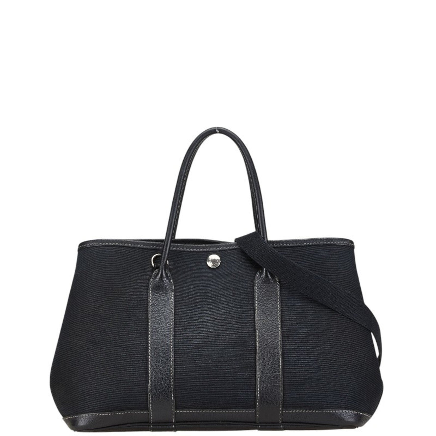Hermes Garden TPM Handbag Shoulder Bag Toile Officier Leather