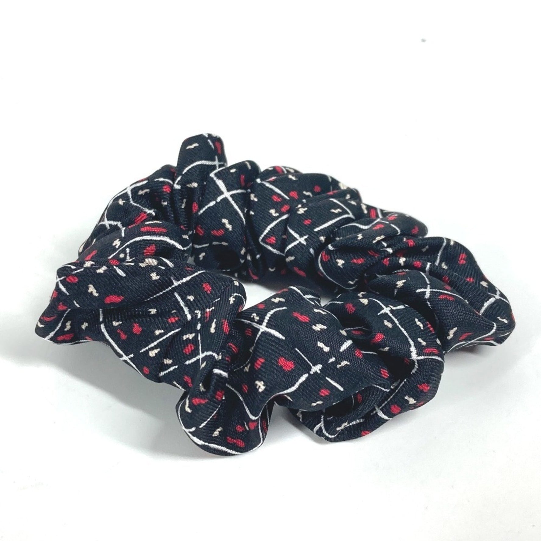 CHANEL Hair Tie Scrunchie Silk