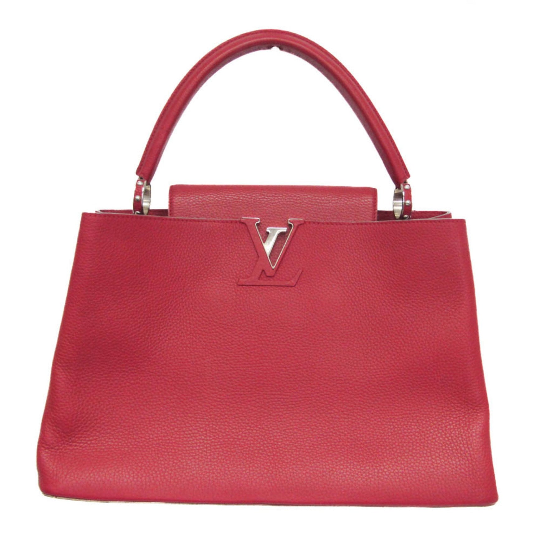Louis Vuitton Parnassea Capucines GM Handbag Red Color