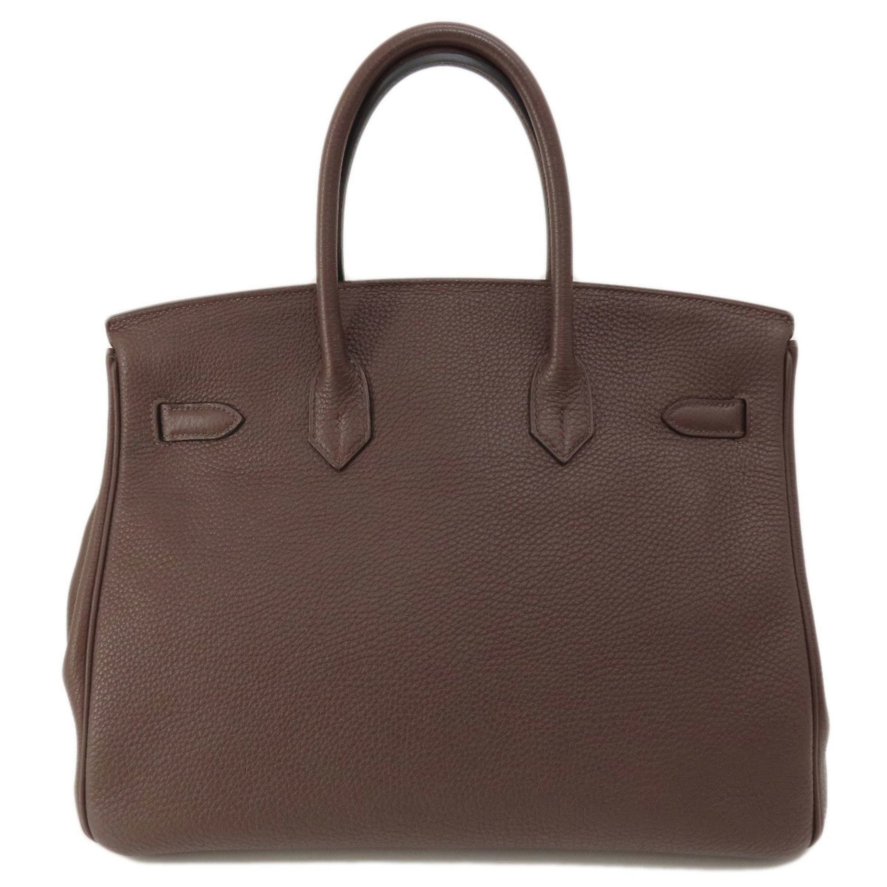 Hermes Birkin 35 Dark Brown Handbag Togo