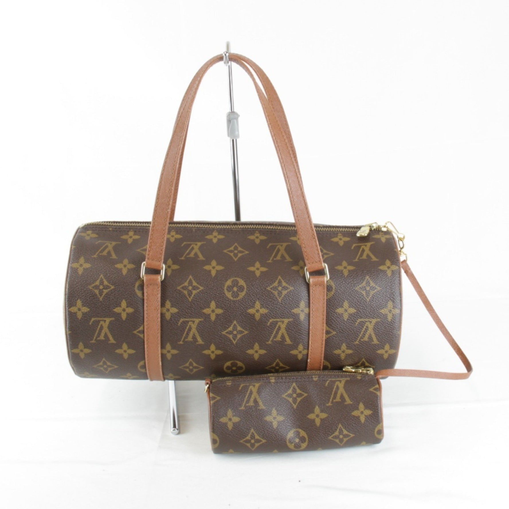 Louis Vuitton Papillon 30 Handbag Monogram Canvas