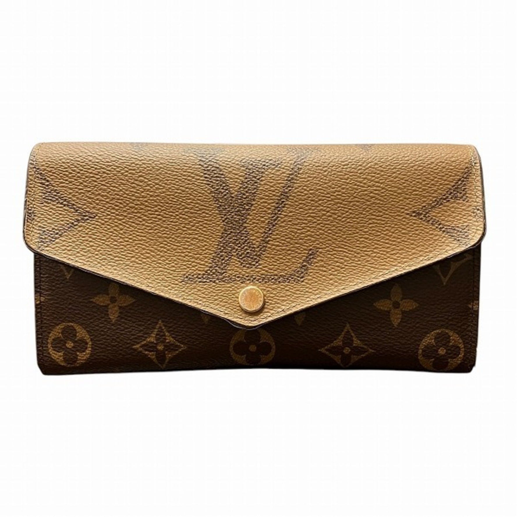 Louis Vuitton Monogram Giant Portefeuille Sarah Long Wallet Bi-fold Men's