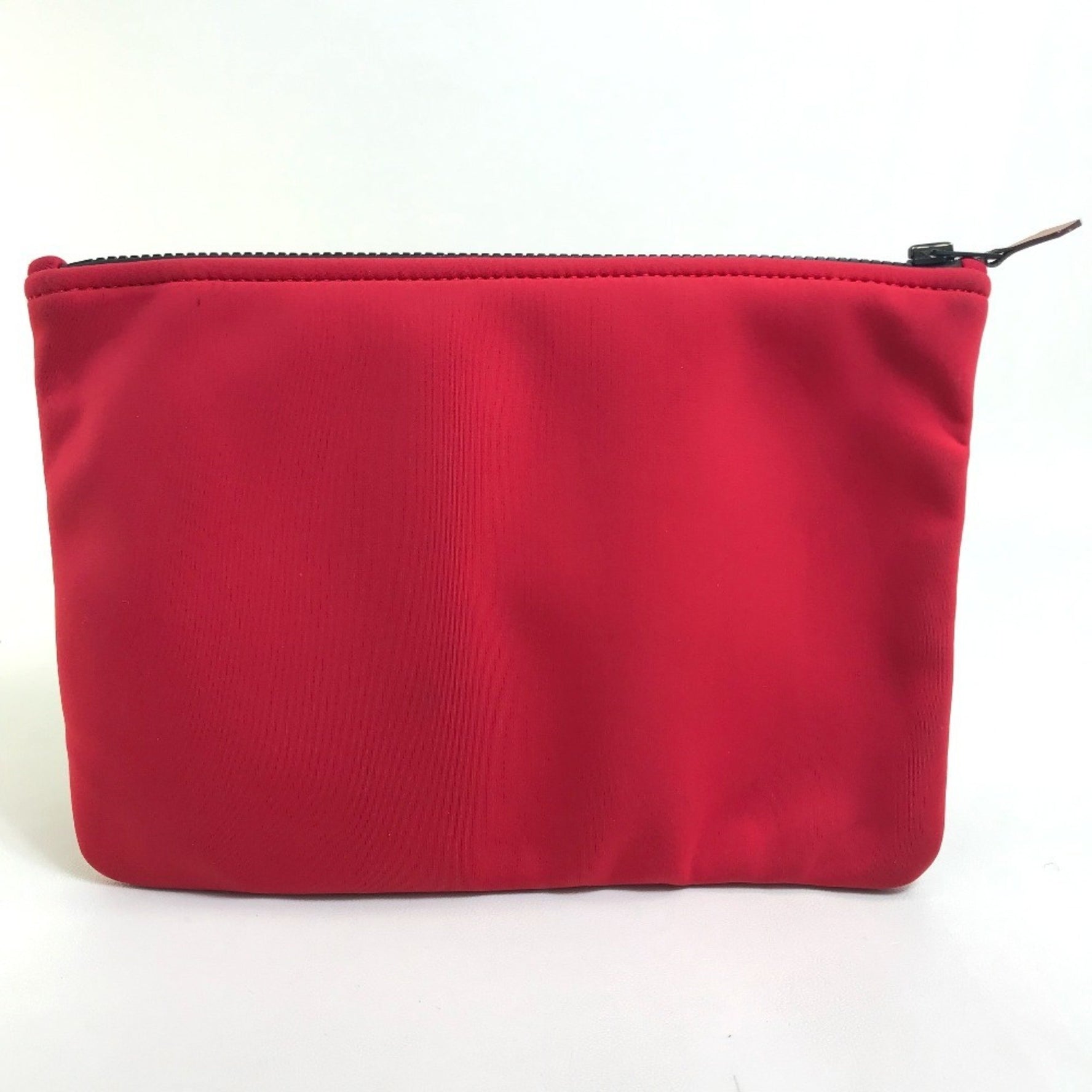 HERMES Neoban Trusse Flat MM Clutch Bag/Pouch, Polyamide, Red