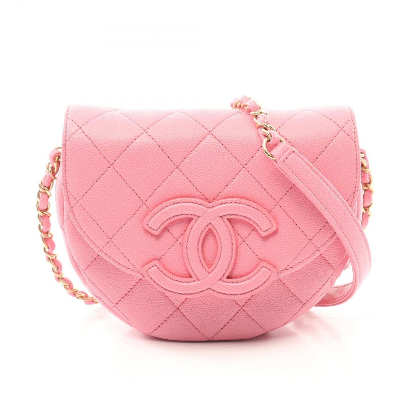 CHANEL Matelasse Mini Shoulder Bag Caviar Skin (Grained Calf)