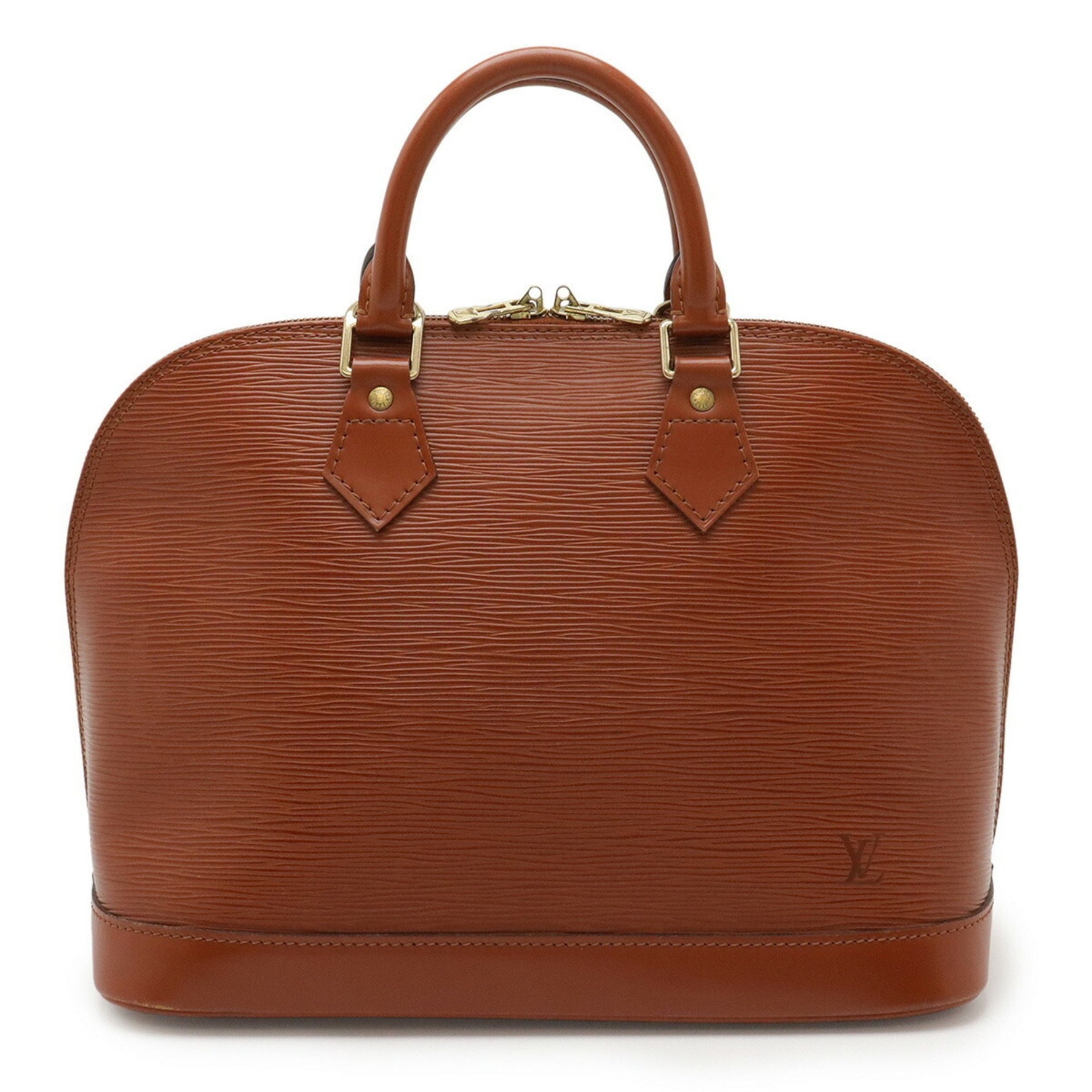 Louis Vuitton Epi Alma Handbag in Kenya Brown Leather