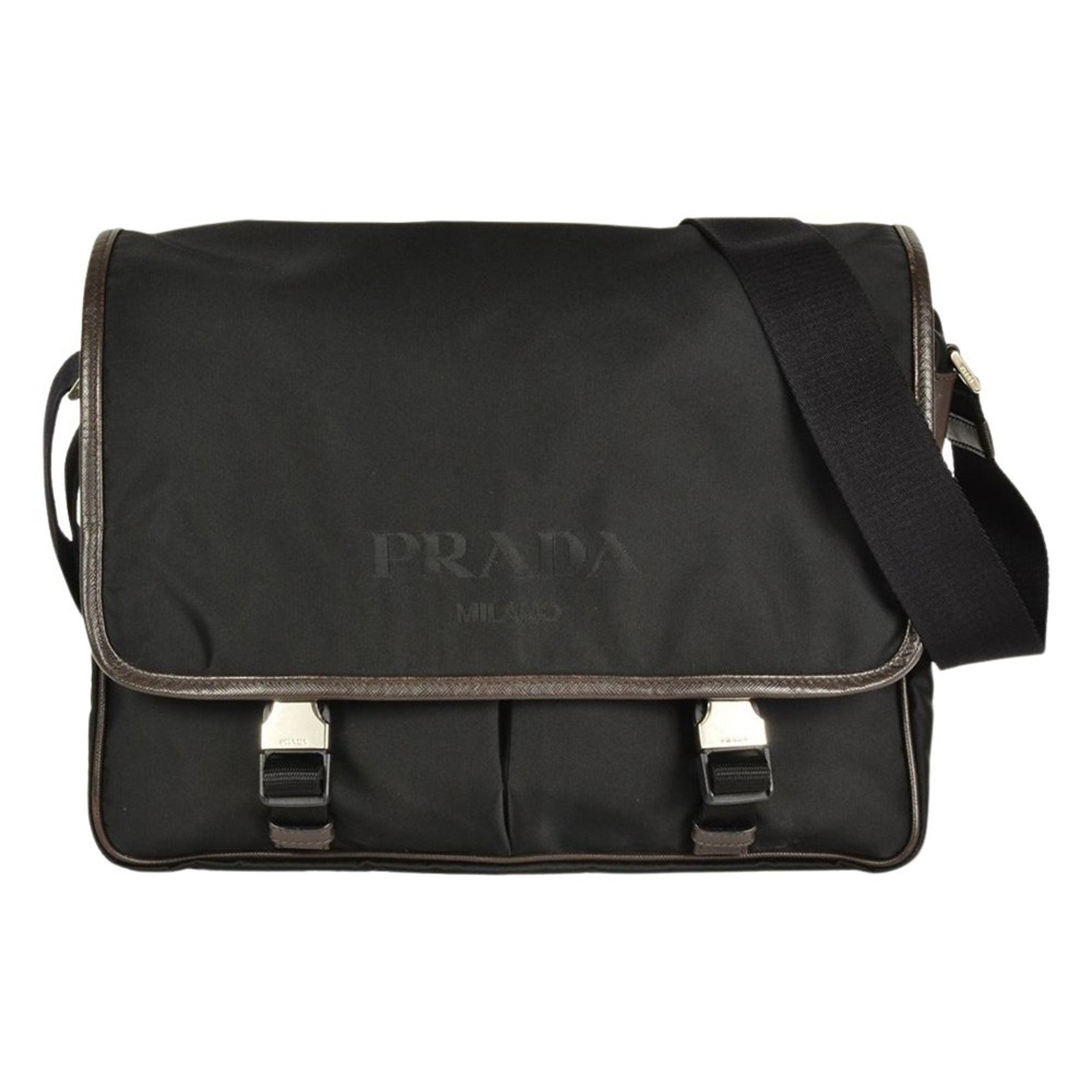 PRADA Shoulder Bag Nylon 0793 Triangle Unisex