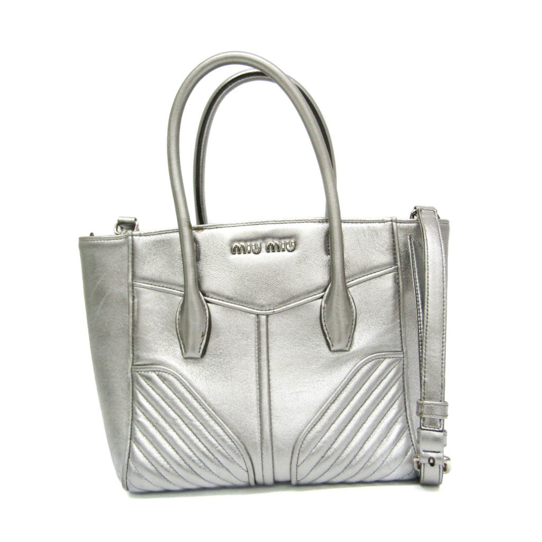 Miu Miu NAPPA BIKER Leather Handbag,Shoulder Bag
