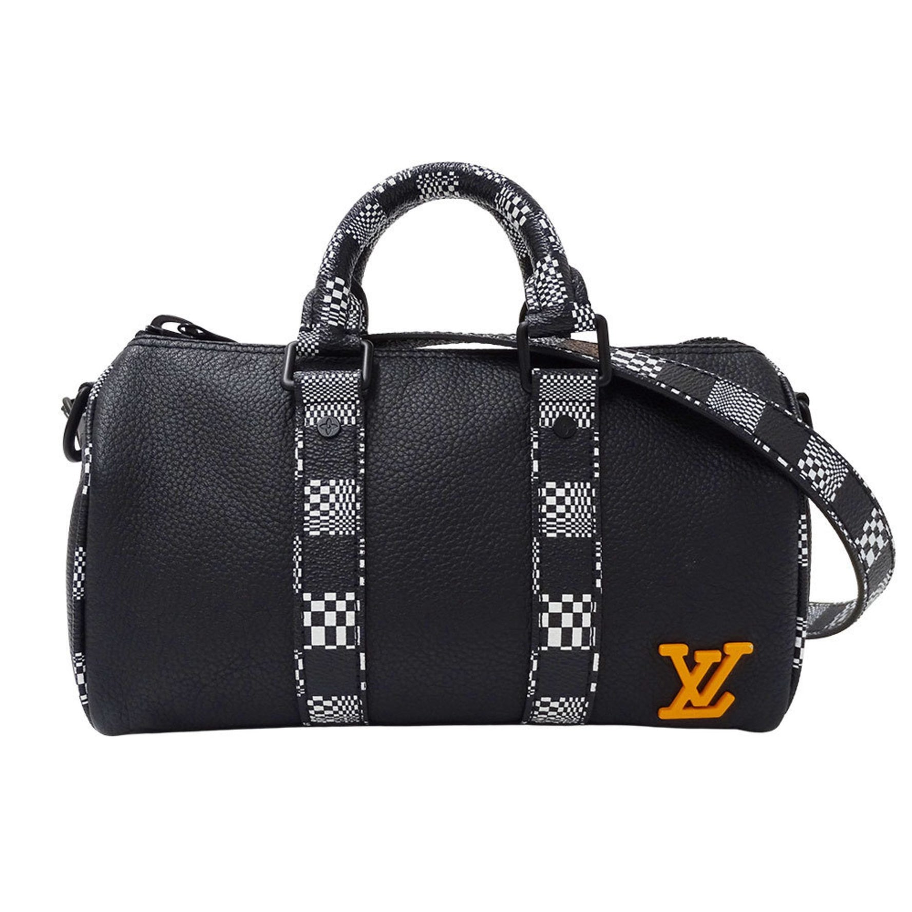 Louis Vuitton Damier Distorted City Keepall XS Mini Boston Bag in