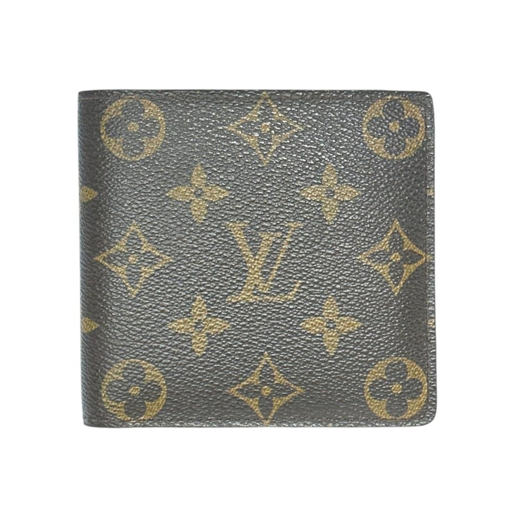 Louis Vuitton Bi-fold Wallet Monogram Portefeuille Marco Canvas Brown