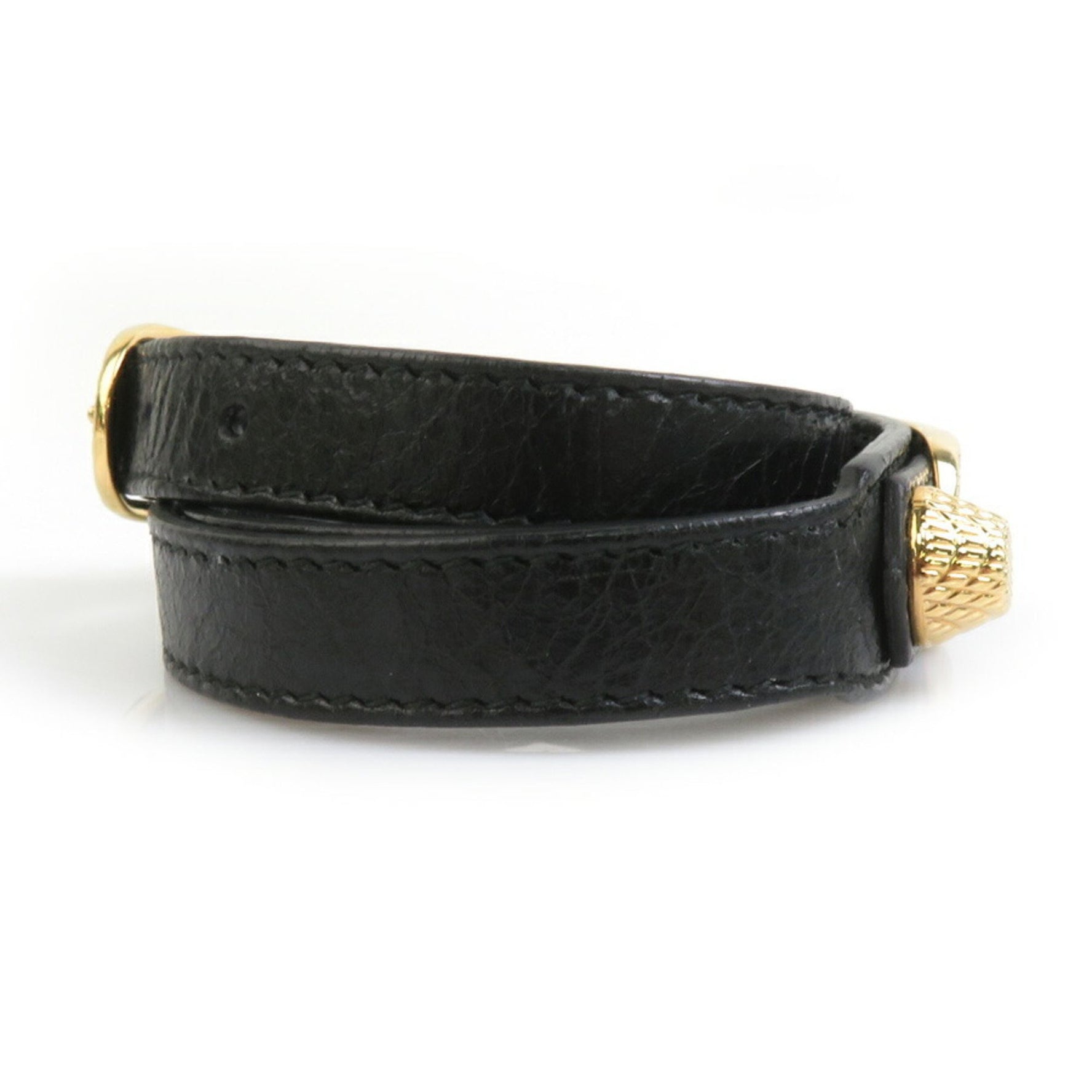 Balenciaga Bracelet in and Gold Leather Women
