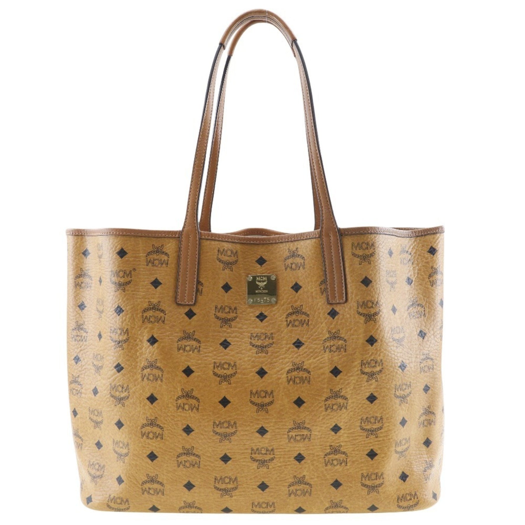 MCM Tote Bag Monogram Canvas