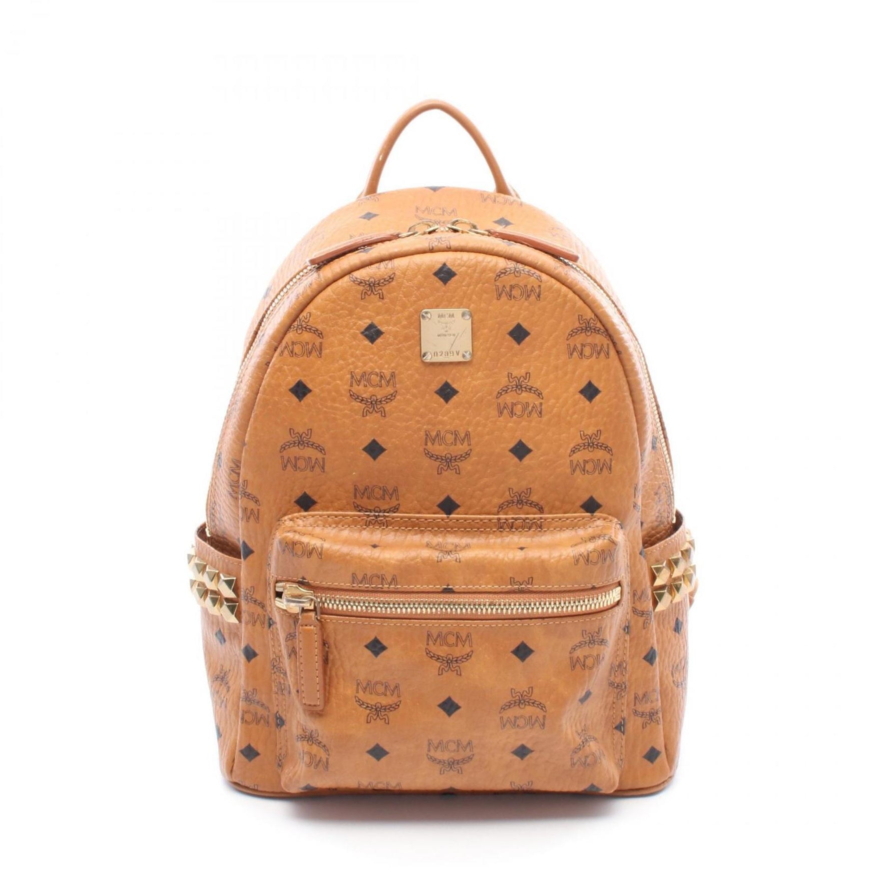 MCM Visetos Rucksack, Coated Canvas and Leather
