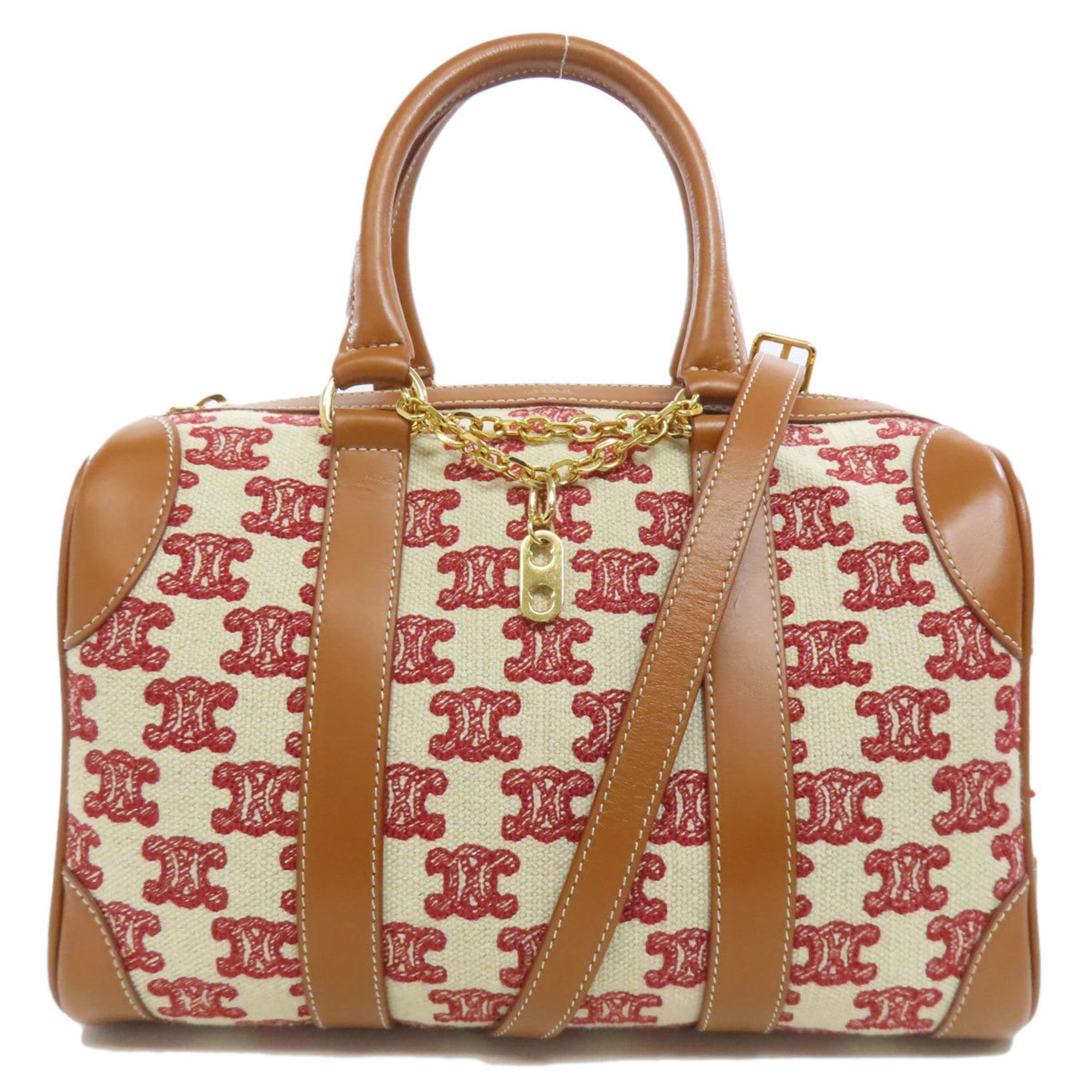 Celine Triomphe Boston Bag Canvas