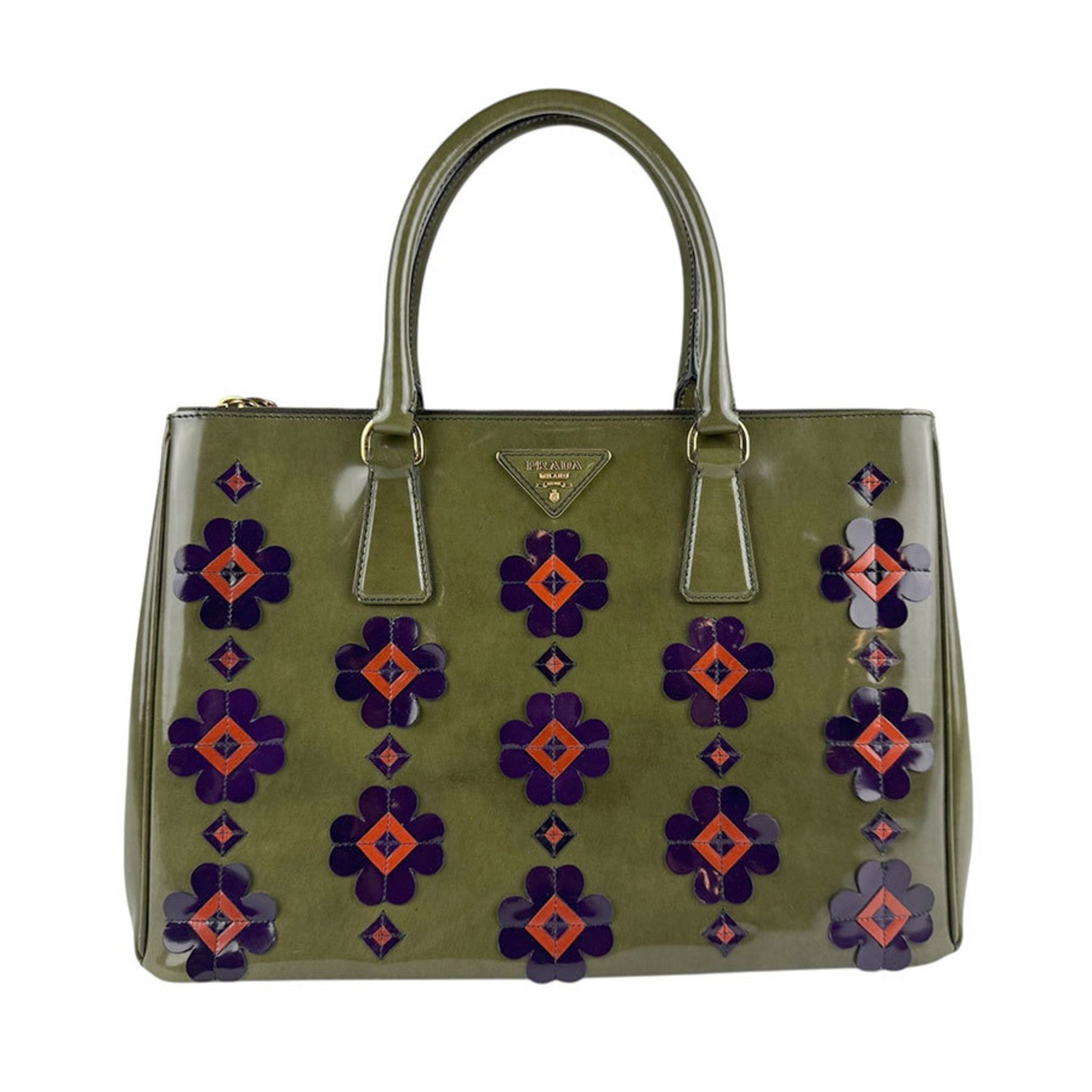 Prada Galleria Handbag khaki