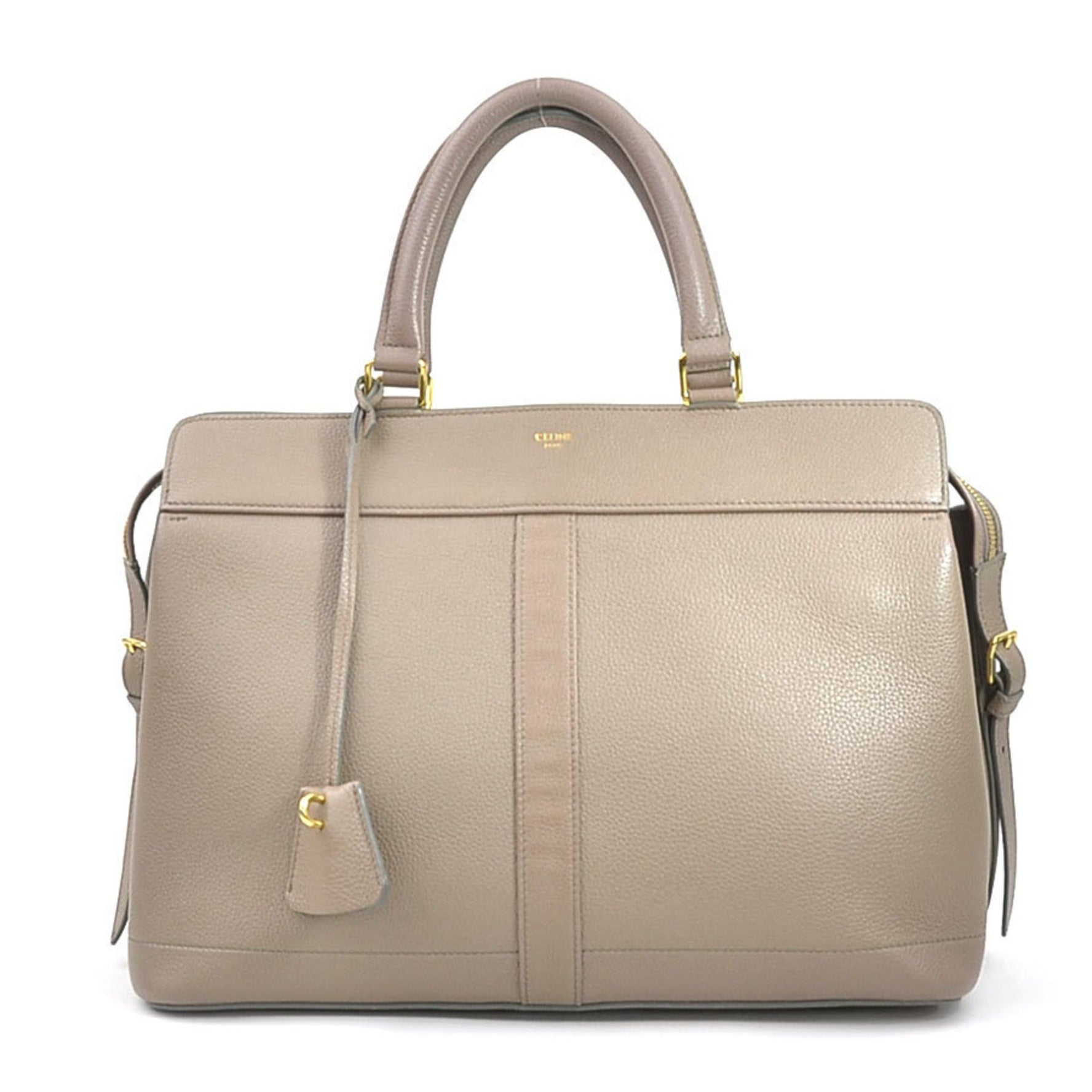 CELINE handbag Cabas de France leather ladies